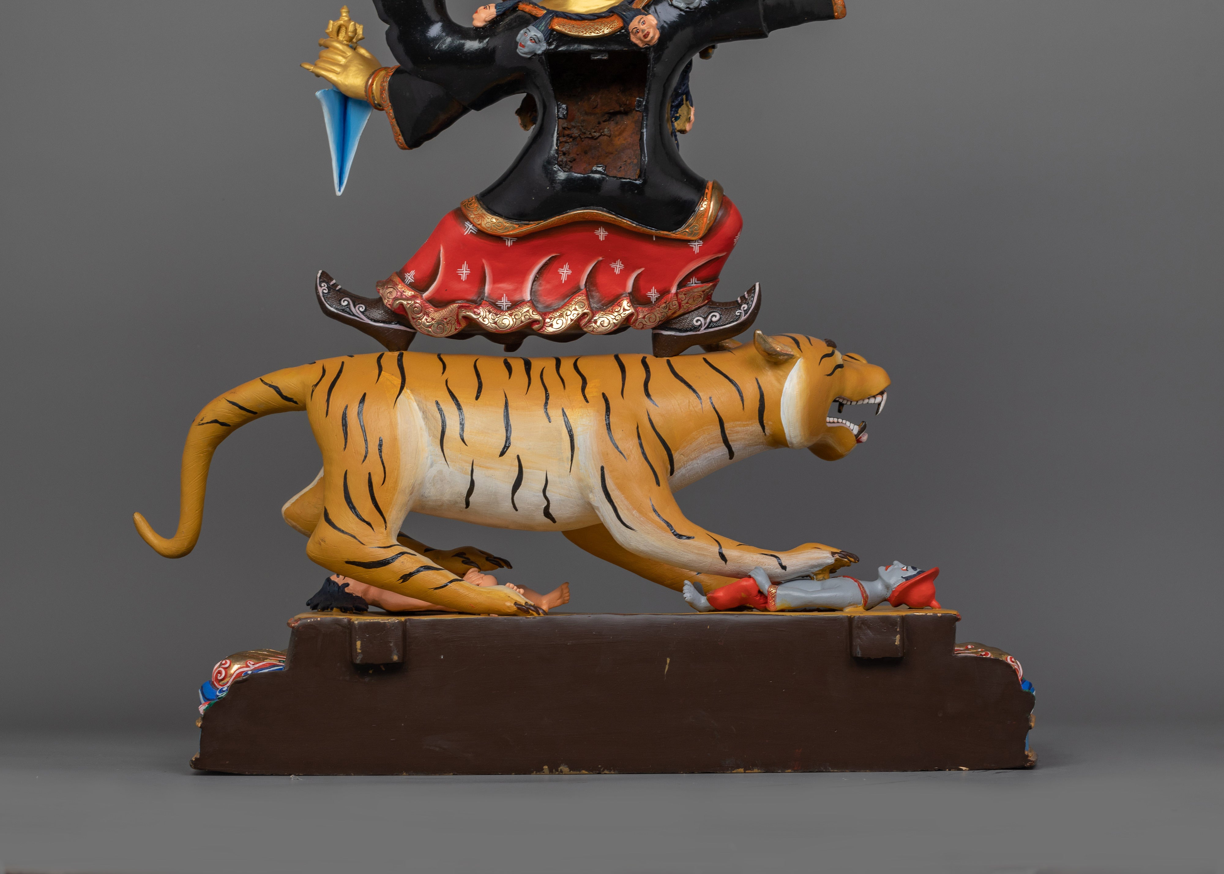 Dorje Drollo Wrathful Deity Handmade Statue | The Fierce Tantric Protector Deity