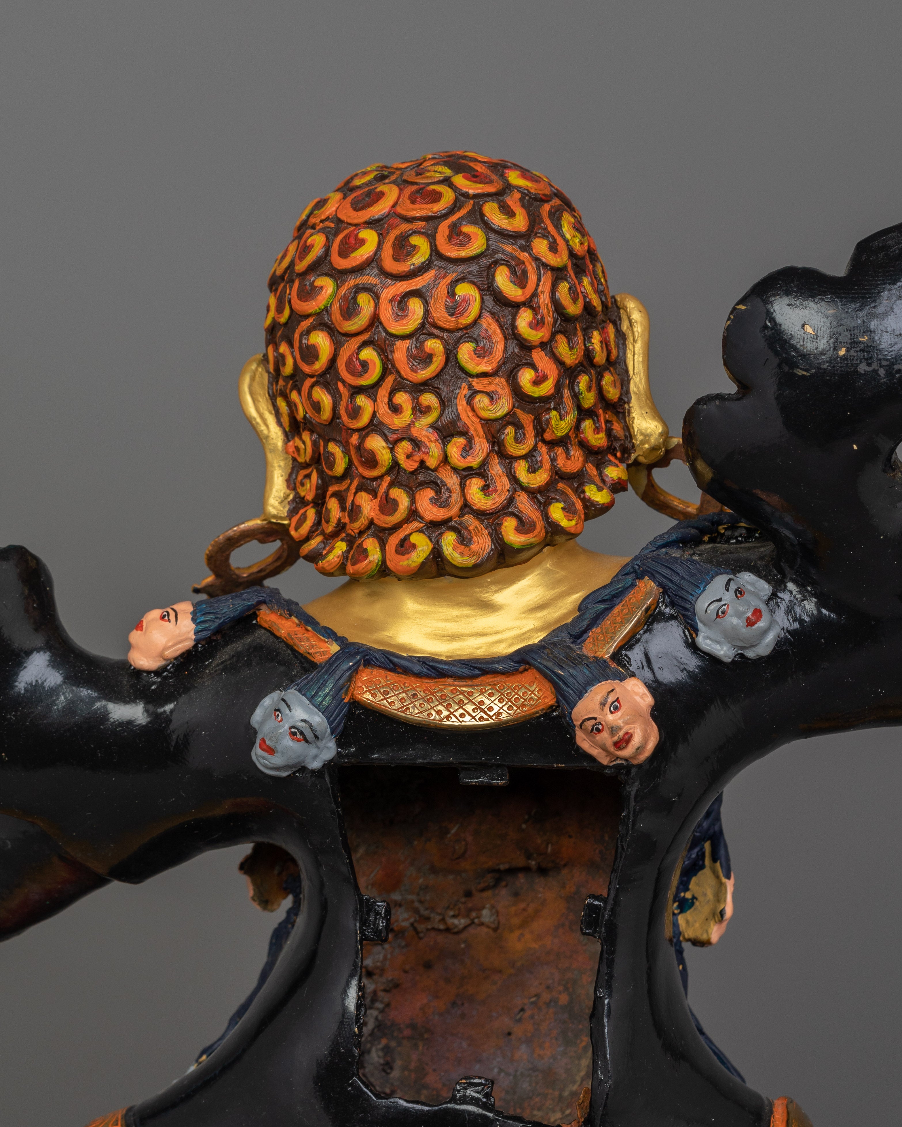 Dorje Drollo Wrathful Deity Handmade Statue | The Fierce Tantric Protector Deity