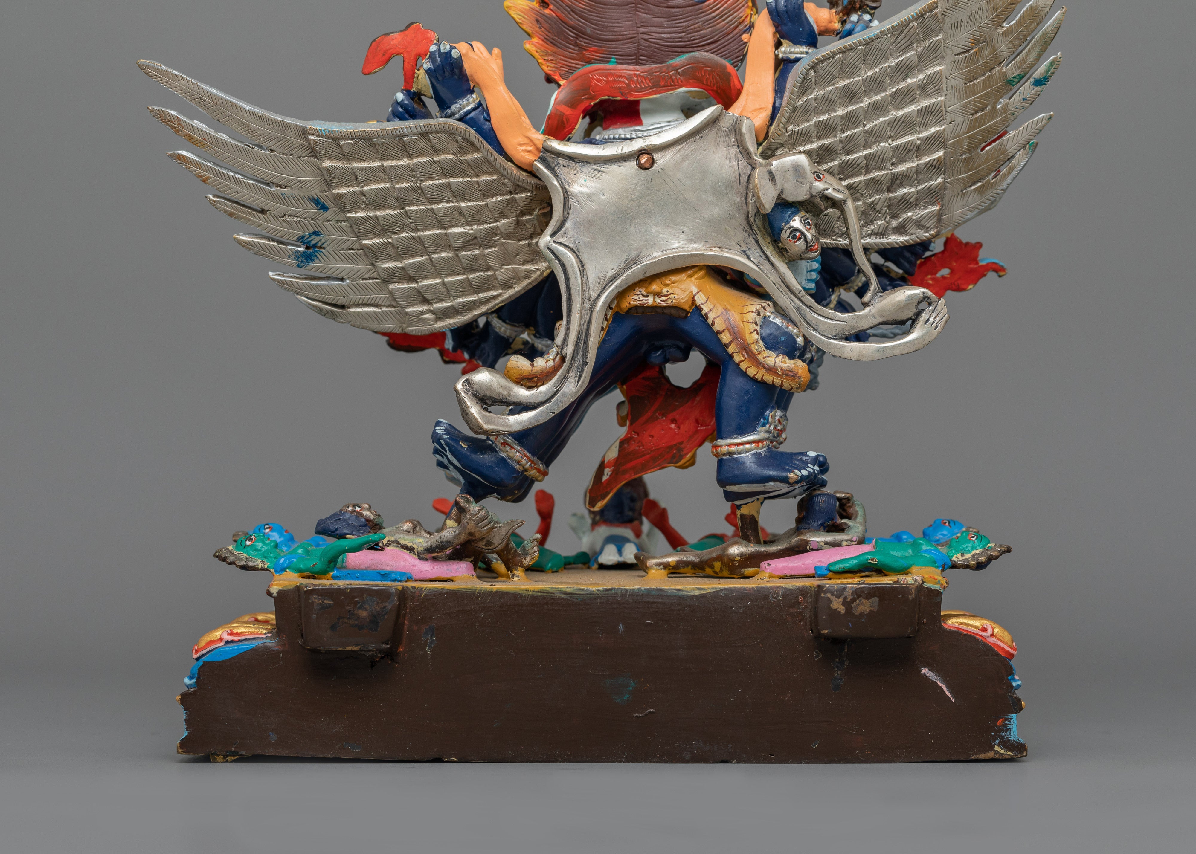 Vajrakilaya Dorje Phurba Buddhist Deity Statue | Traditional Vajrakilaya Protective Deity