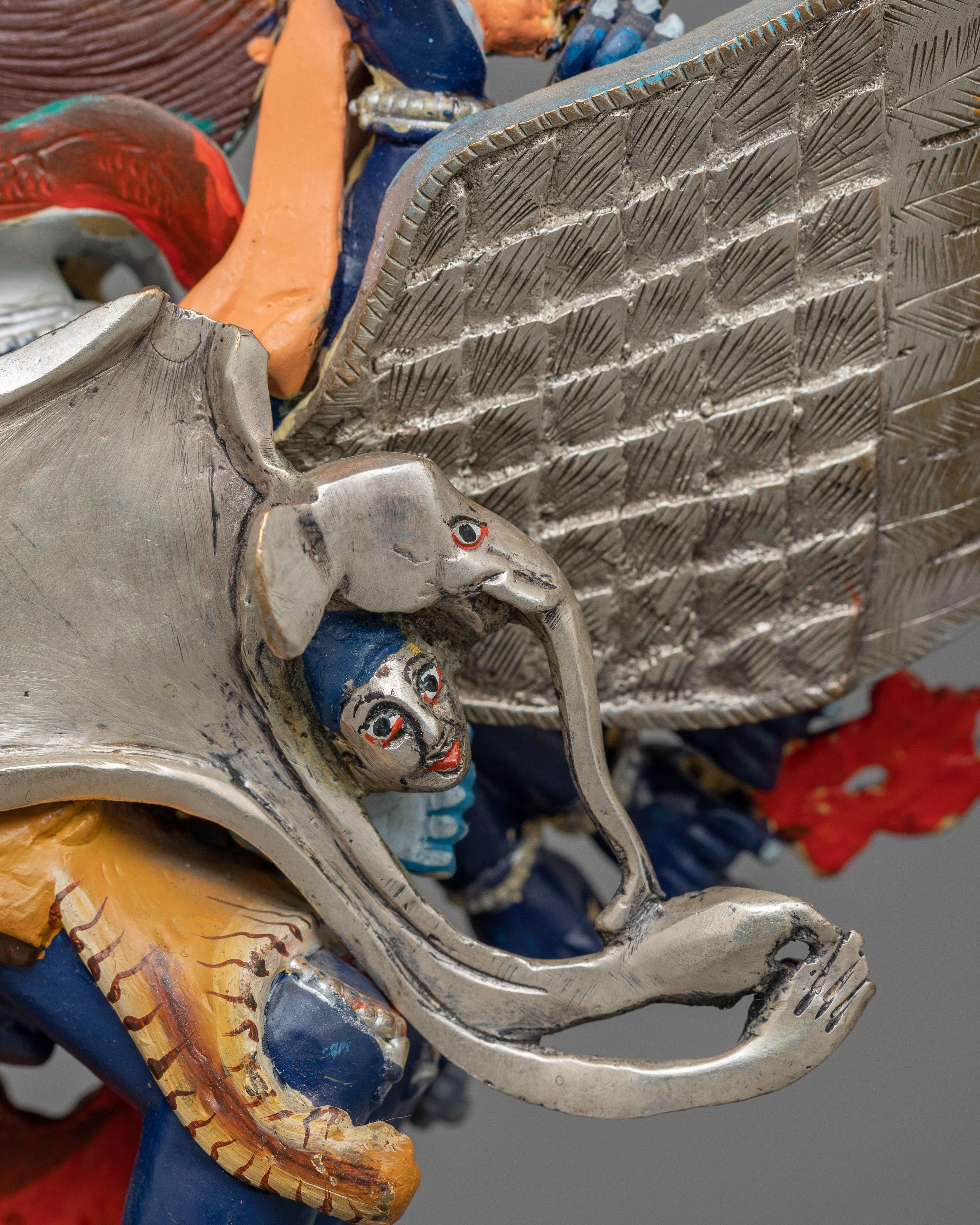 Vajrakilaya Dorje Phurba Buddhist Deity Statue | Traditional Vajrakilaya Protective Deity