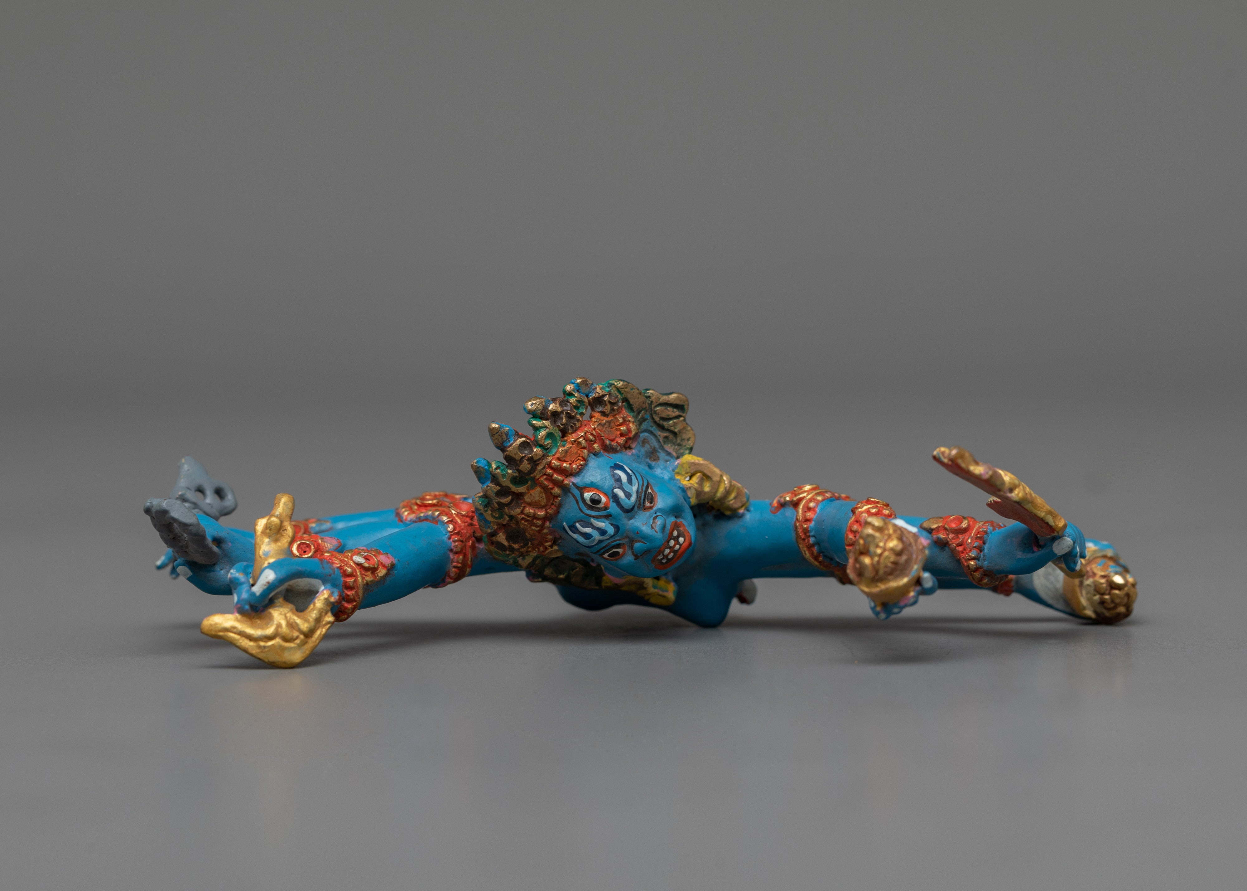 Vajrakilaya Dorje Phurba Buddhist Deity Statue | Traditional Vajrakilaya Protective Deity