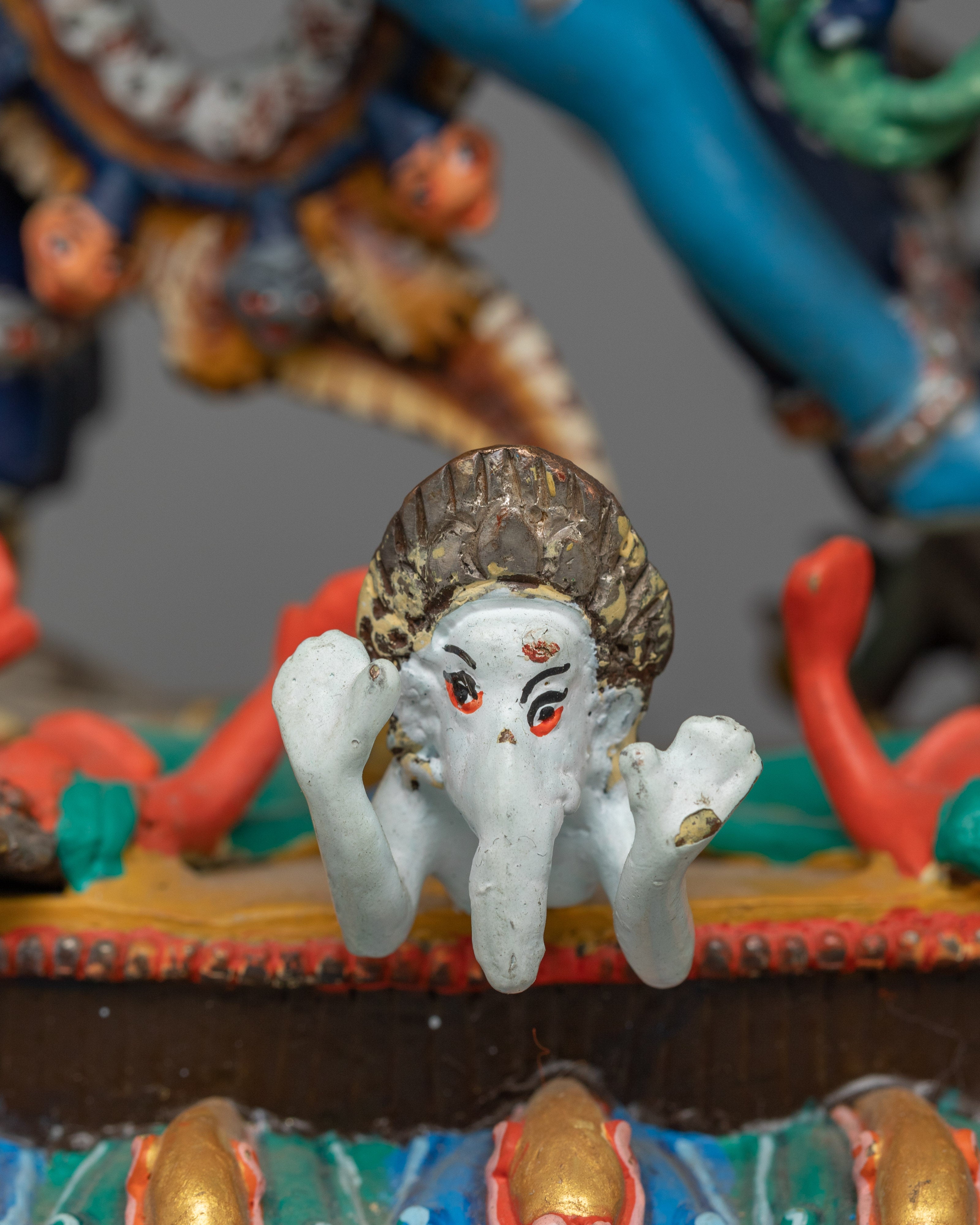 Vajrakilaya Dorje Phurba Buddhist Deity Statue | Traditional Vajrakilaya Protective Deity