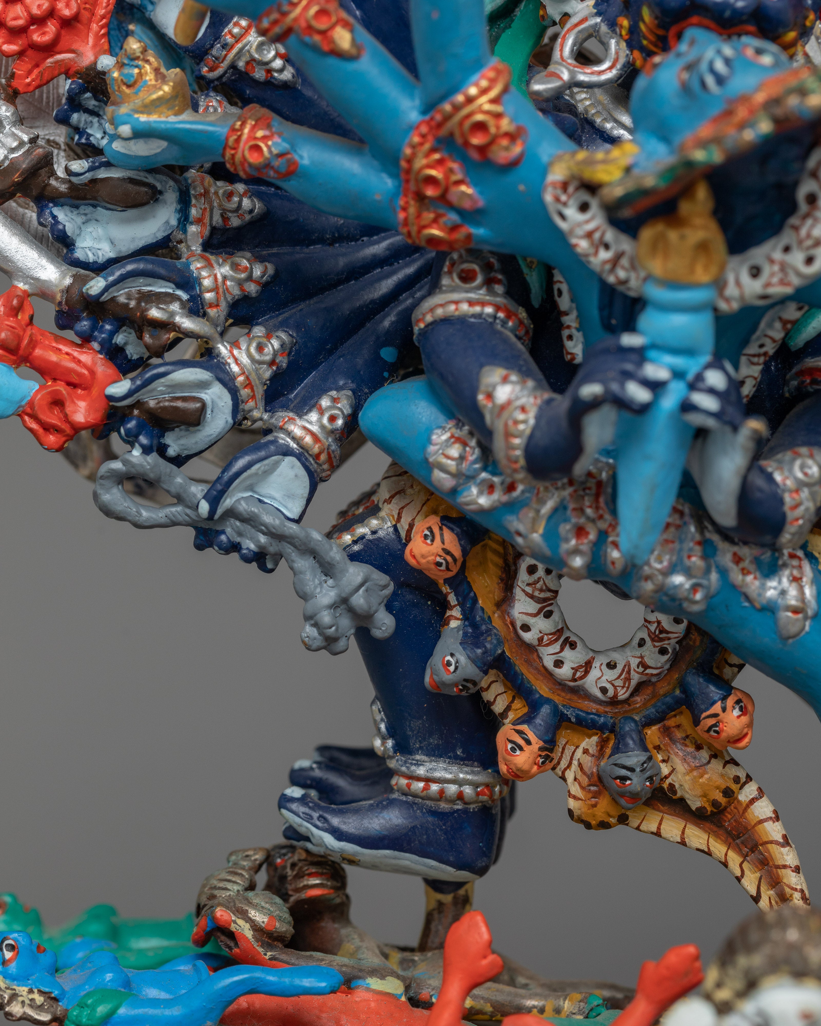 Vajrakilaya Dorje Phurba Buddhist Deity Statue | Traditional Vajrakilaya Protective Deity