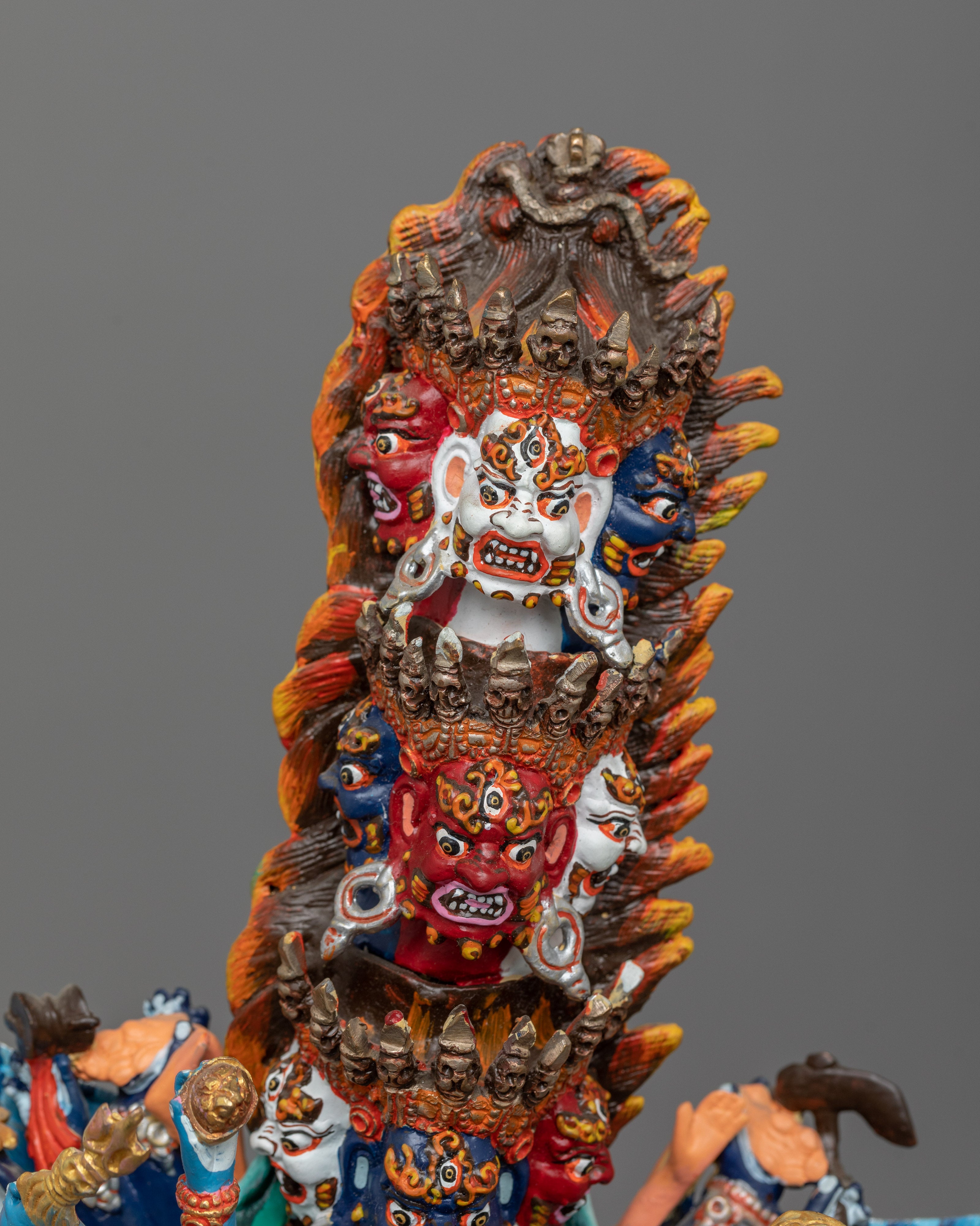 Vajrakilaya Dorje Phurba Buddhist Deity Statue | Traditional Vajrakilaya Protective Deity