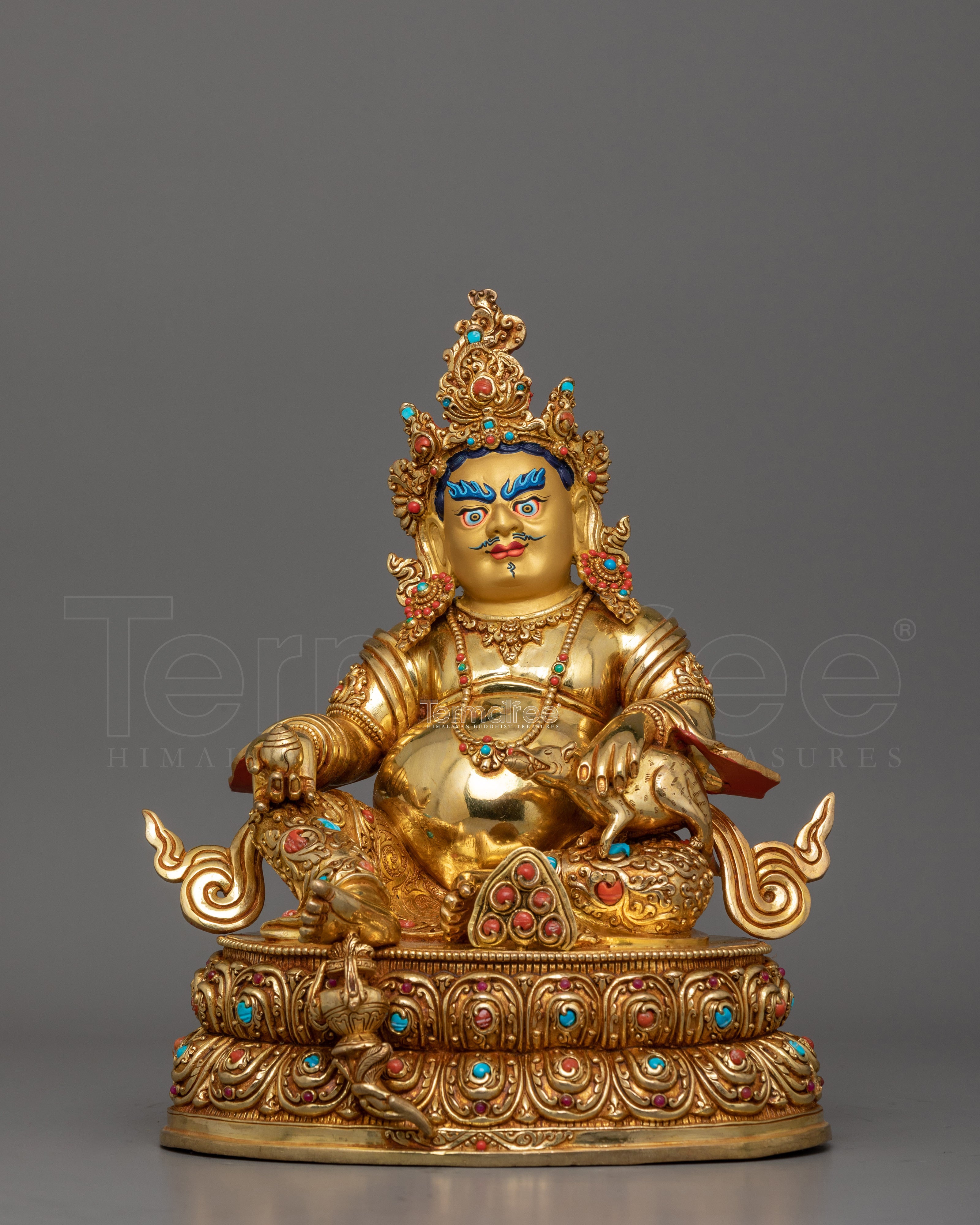 Spiritual Wealth Deity Dzambhala Statue | Protector of Wealth and Harmony