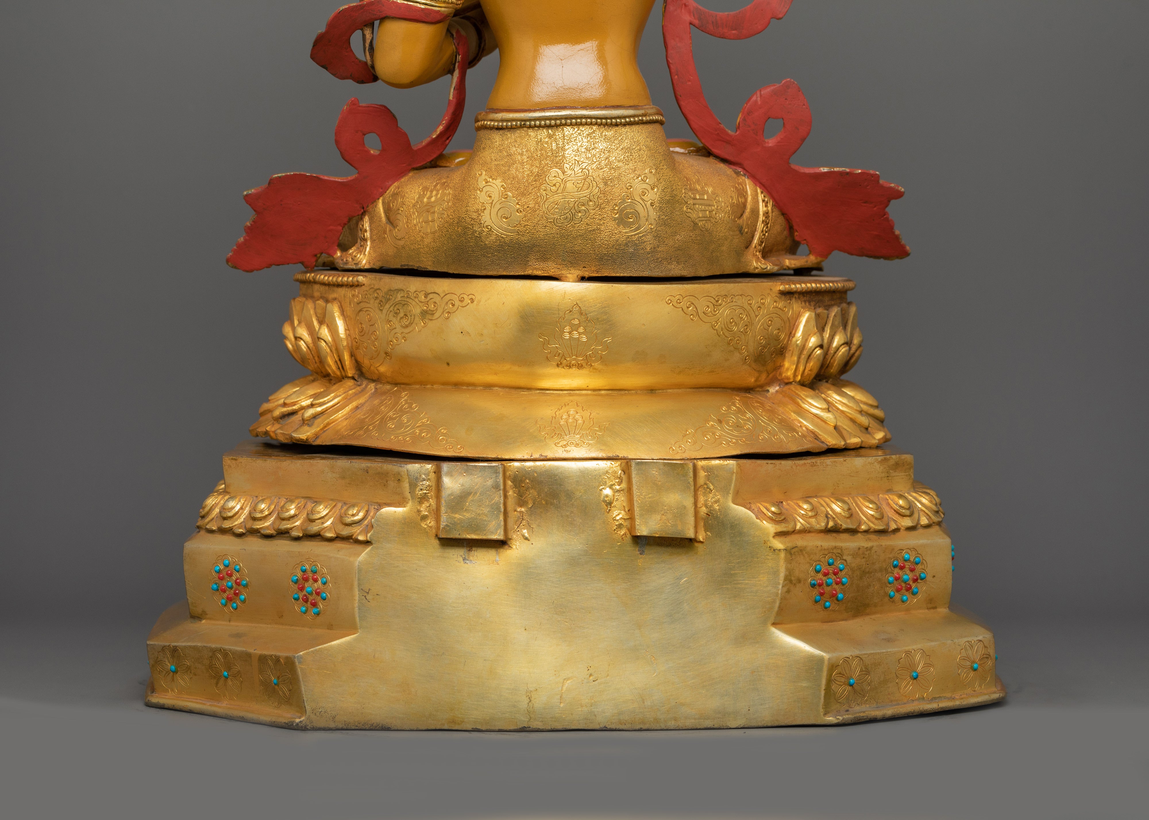 Handmade Manjushri Sculpture for Home Decor | Powerful Deity With Sword in Right Hand