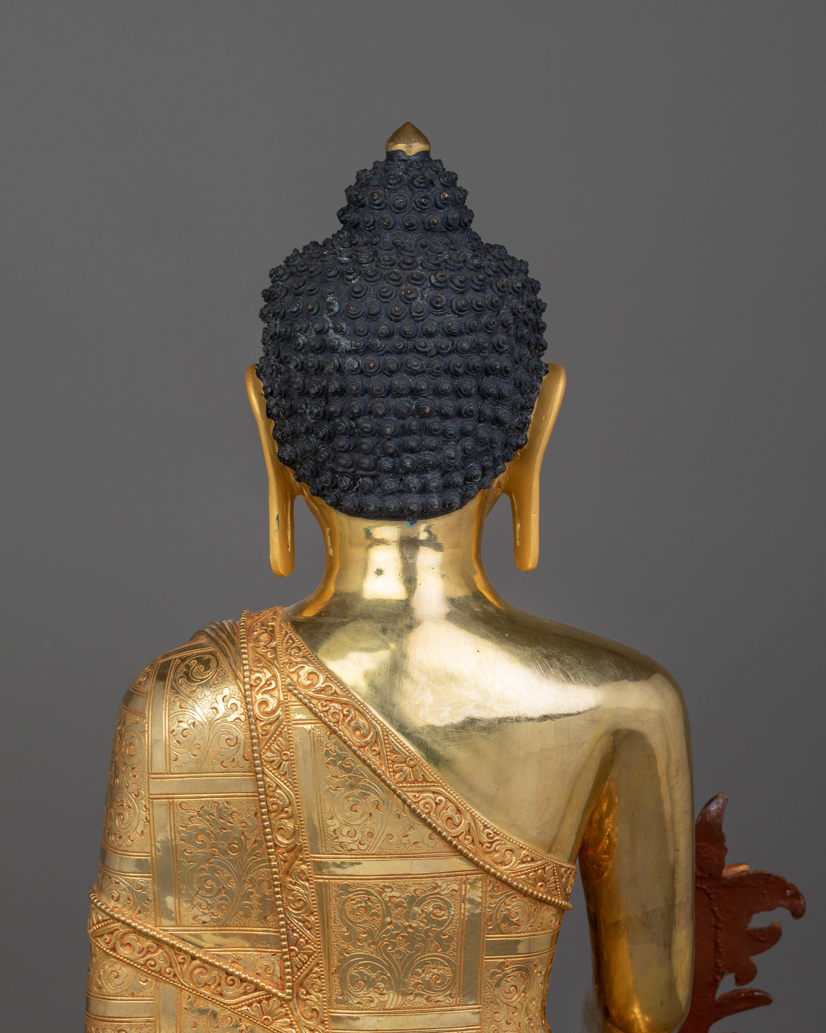 Healing Buddha Statue With Precious Halo | Sangye Menla Lord of Medicine