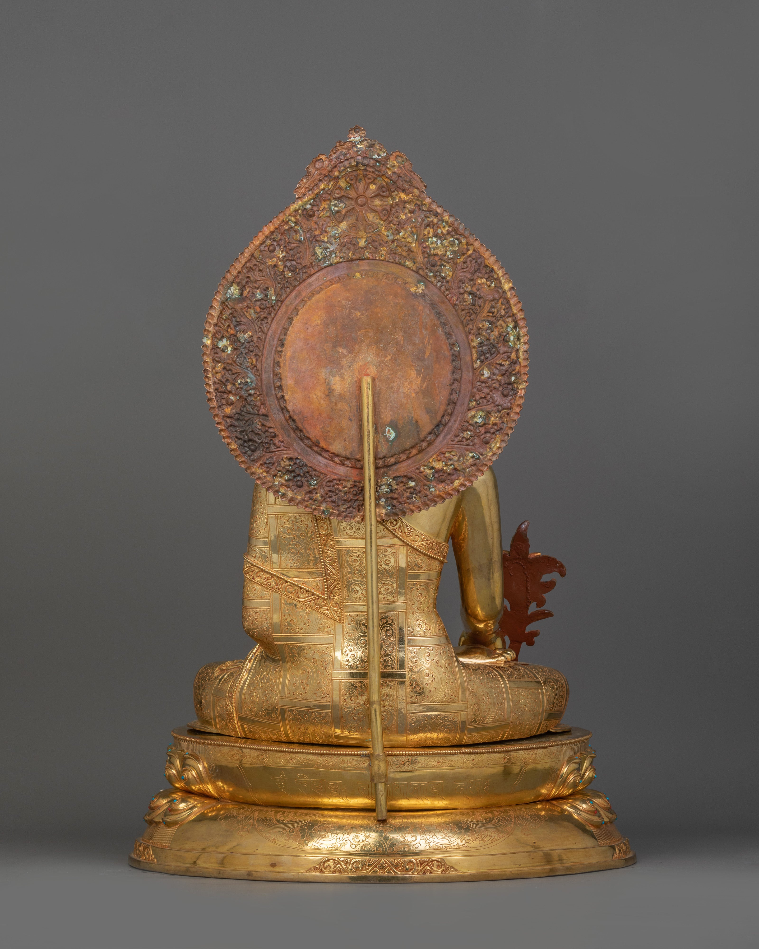 Healing Buddha Statue With Precious Halo | Sangye Menla Lord of Medicine