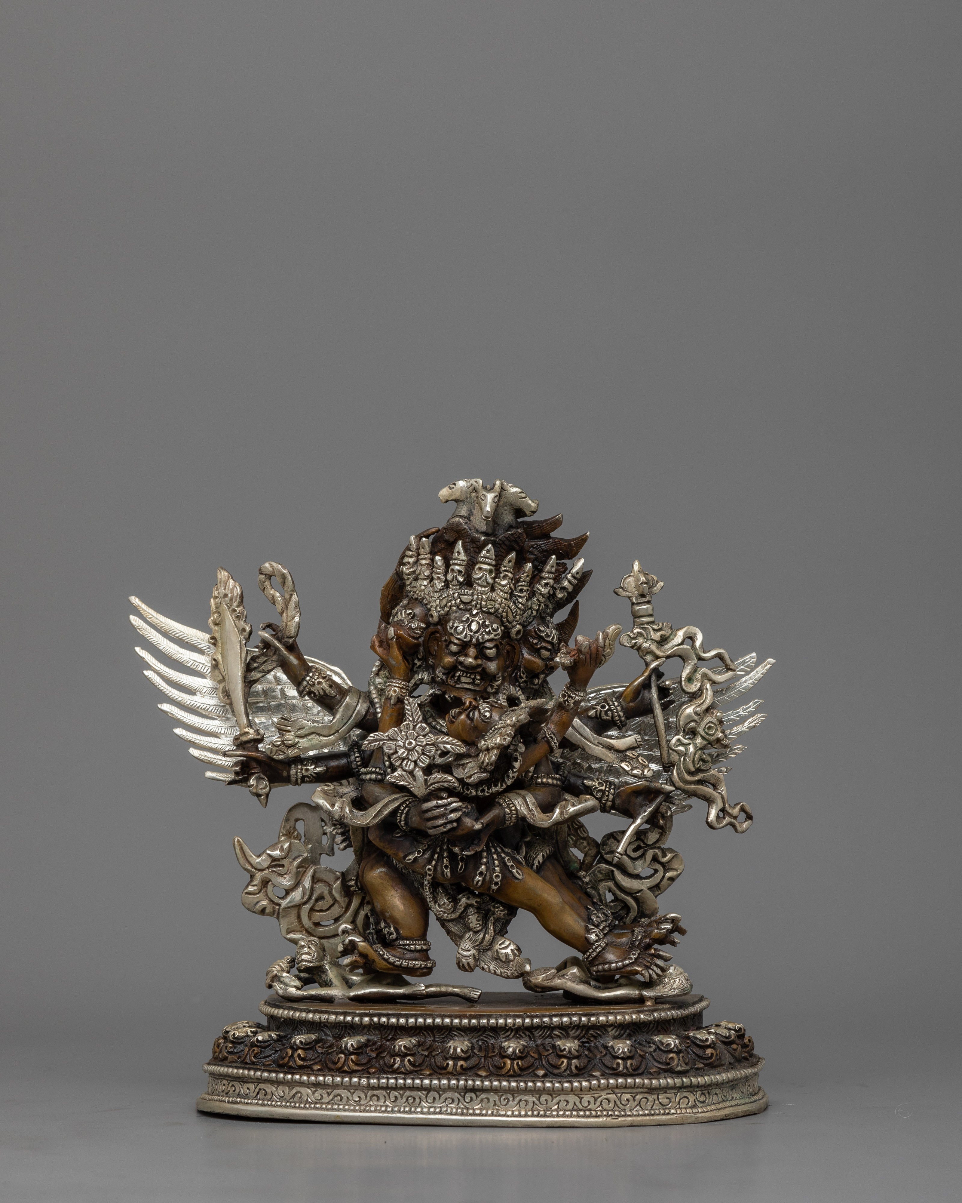 Hayagriva Statue With His Consort Vajravarahi | Protector of Wisdom and Compassion