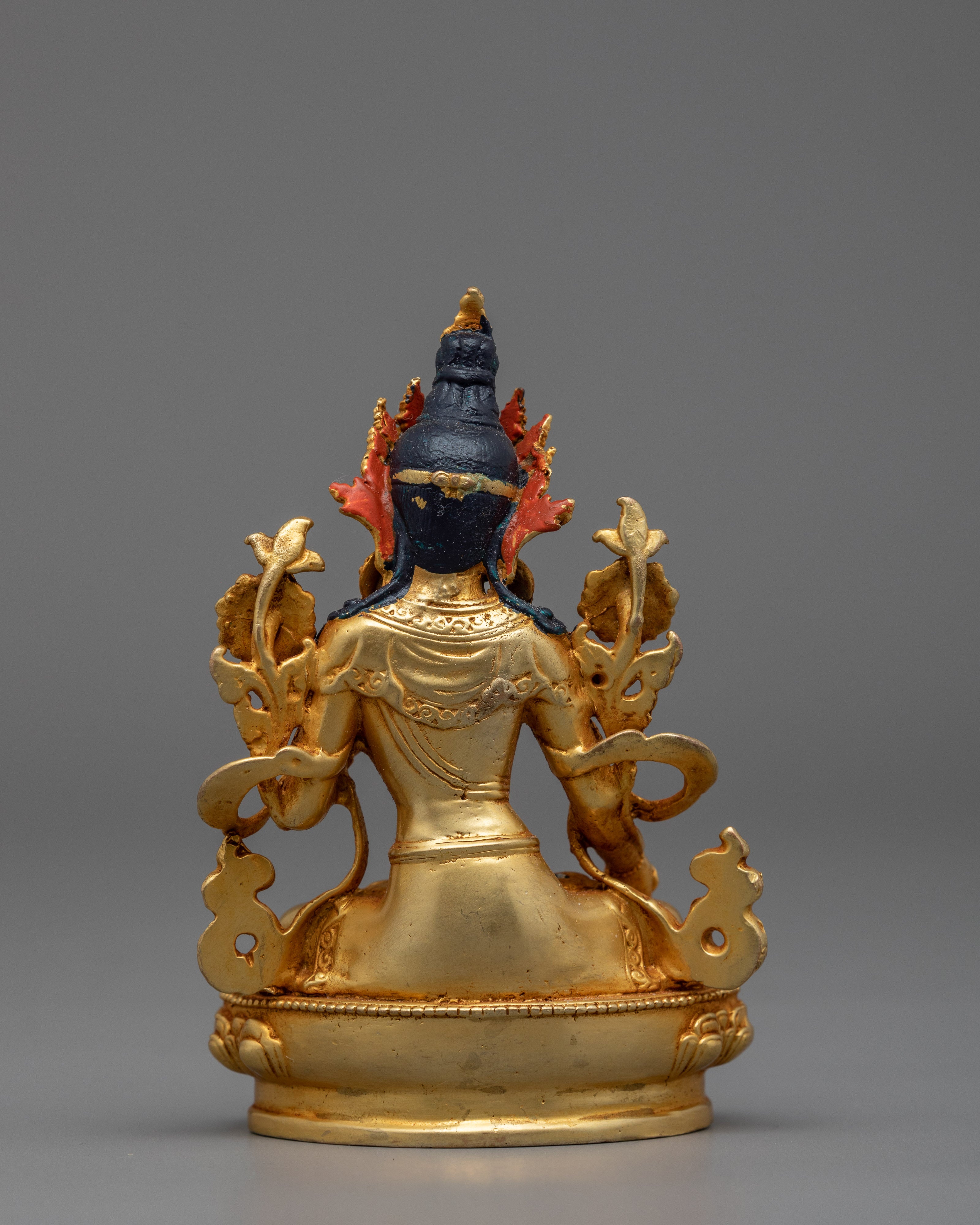 11cm Gold Electroplated White Tara | Goddess of Health and Healing