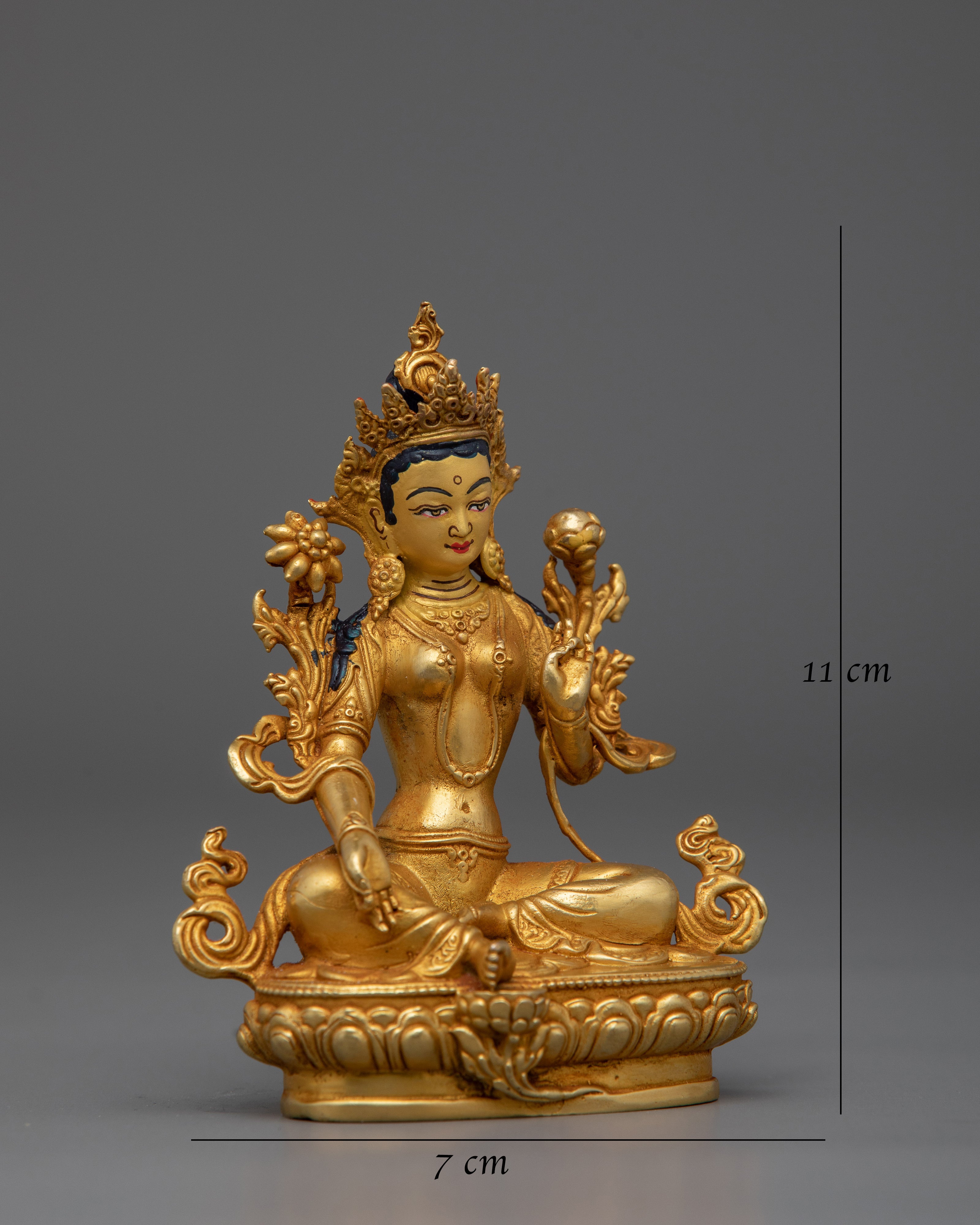 green-tara-deity-figurine
