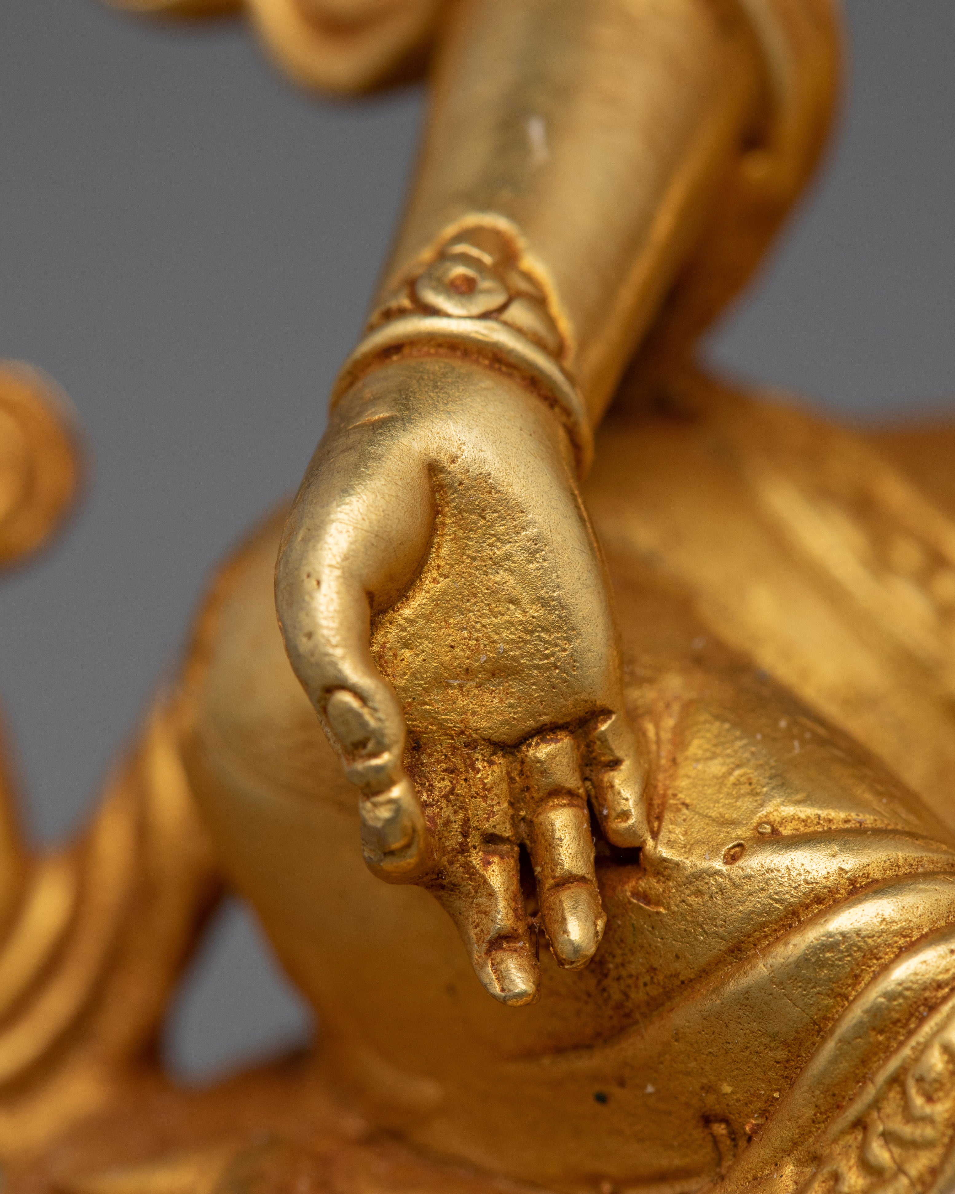 Sacred Green Tara Deity Figurine | Protector and Liberator from Fear