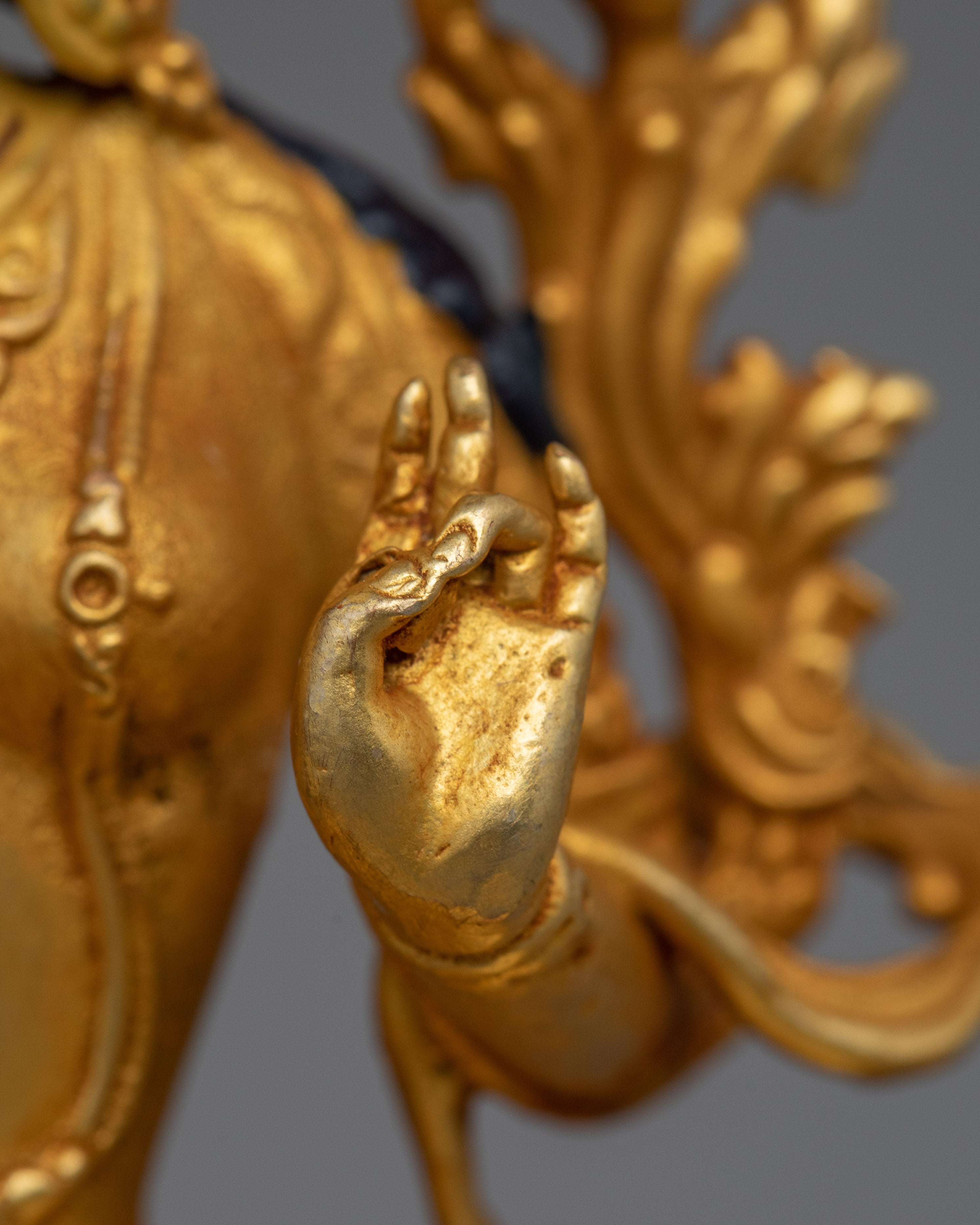 Sacred Green Tara Deity Figurine | Protector and Liberator from Fear