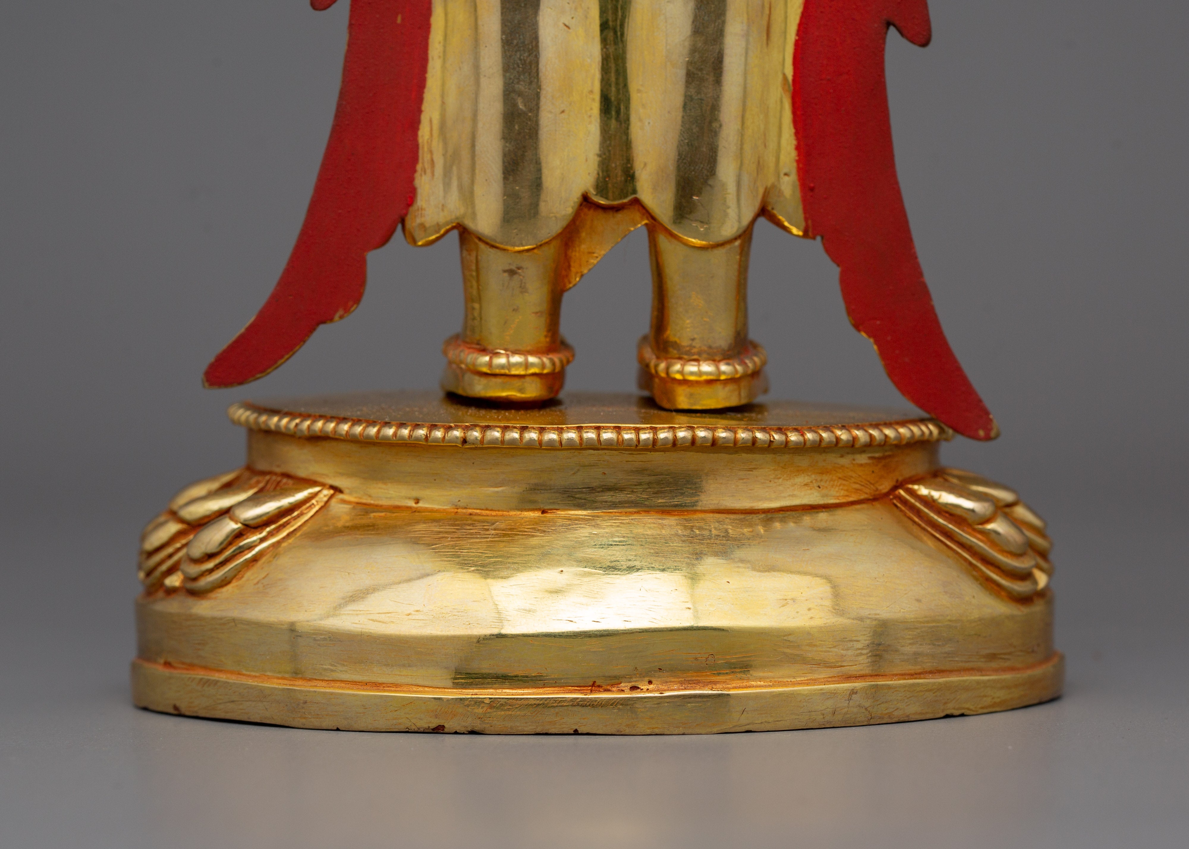 Syamatara Enlightened Female Buddha Sculpture | Goddess Green Tara Statue