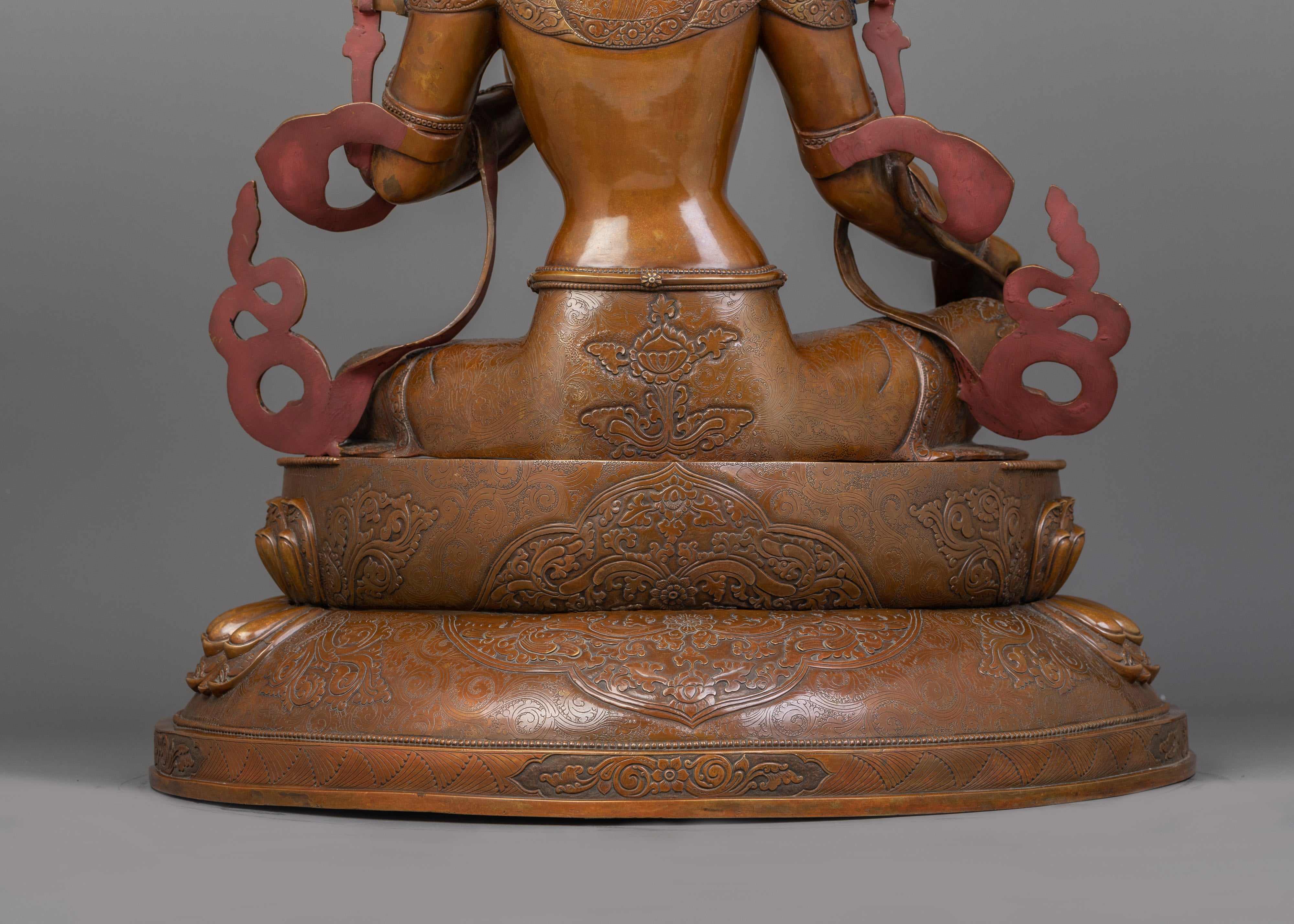 Oxidized Green Tara Sculpture | Goddess Shyamatara Statue
