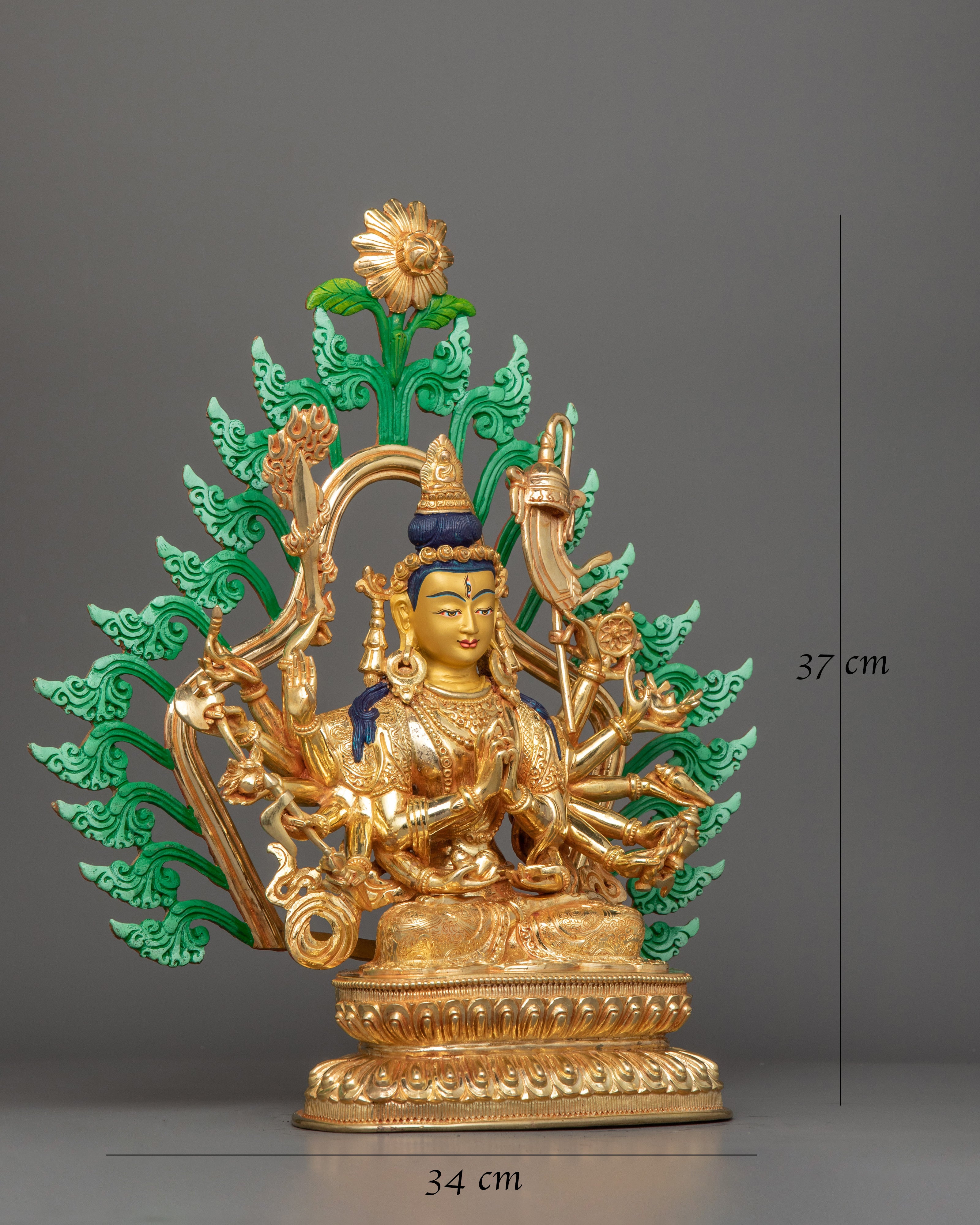 24K Gold Gilded Chundi