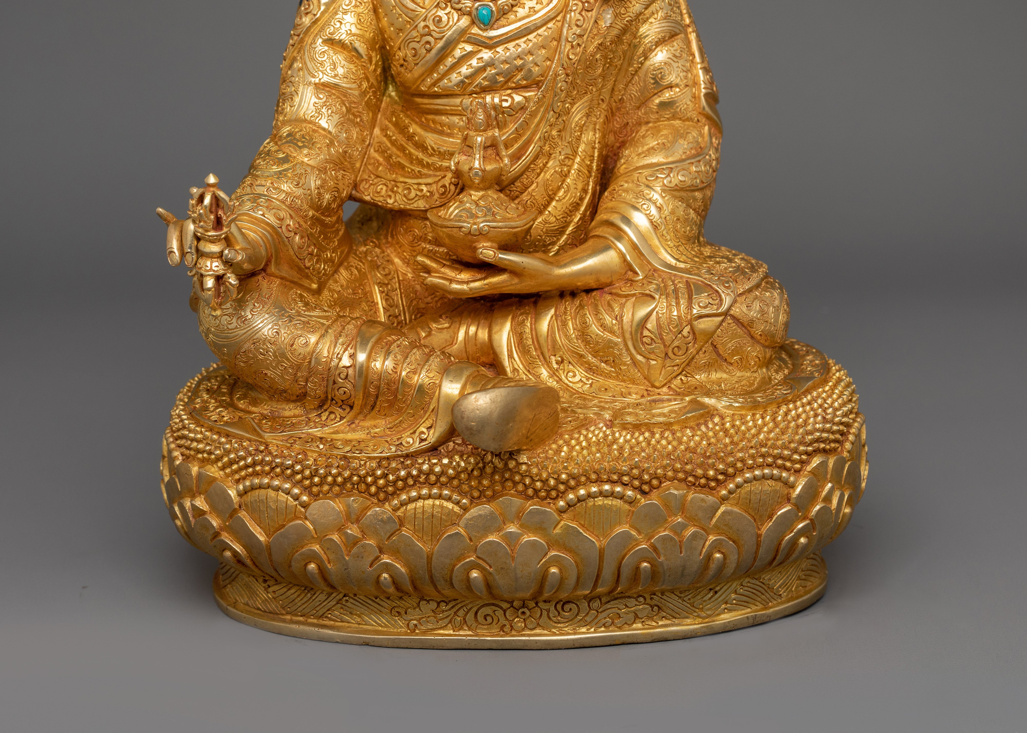 Handcrafted Tantric Guru Padmasambhava Statue | Guru Rinpoche Sculpture