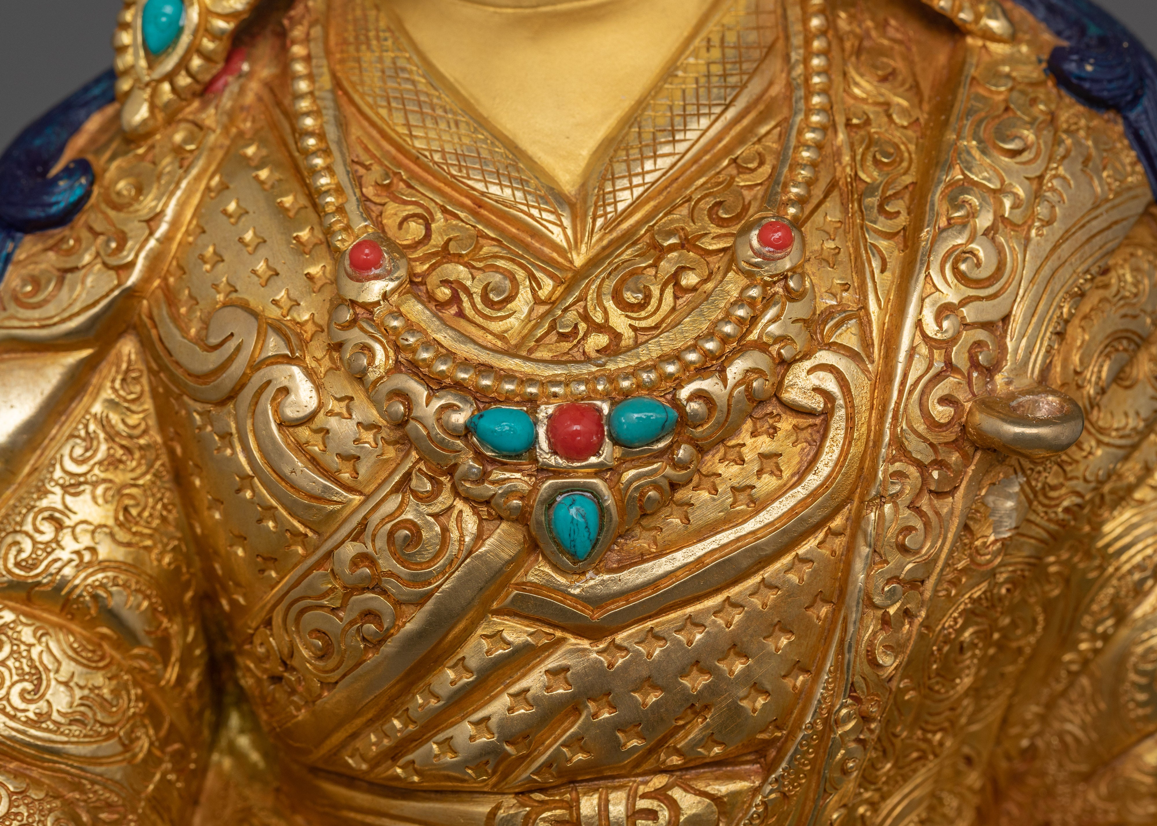 Handcrafted Tantric Guru Padmasambhava Statue | Guru Rinpoche Sculpture