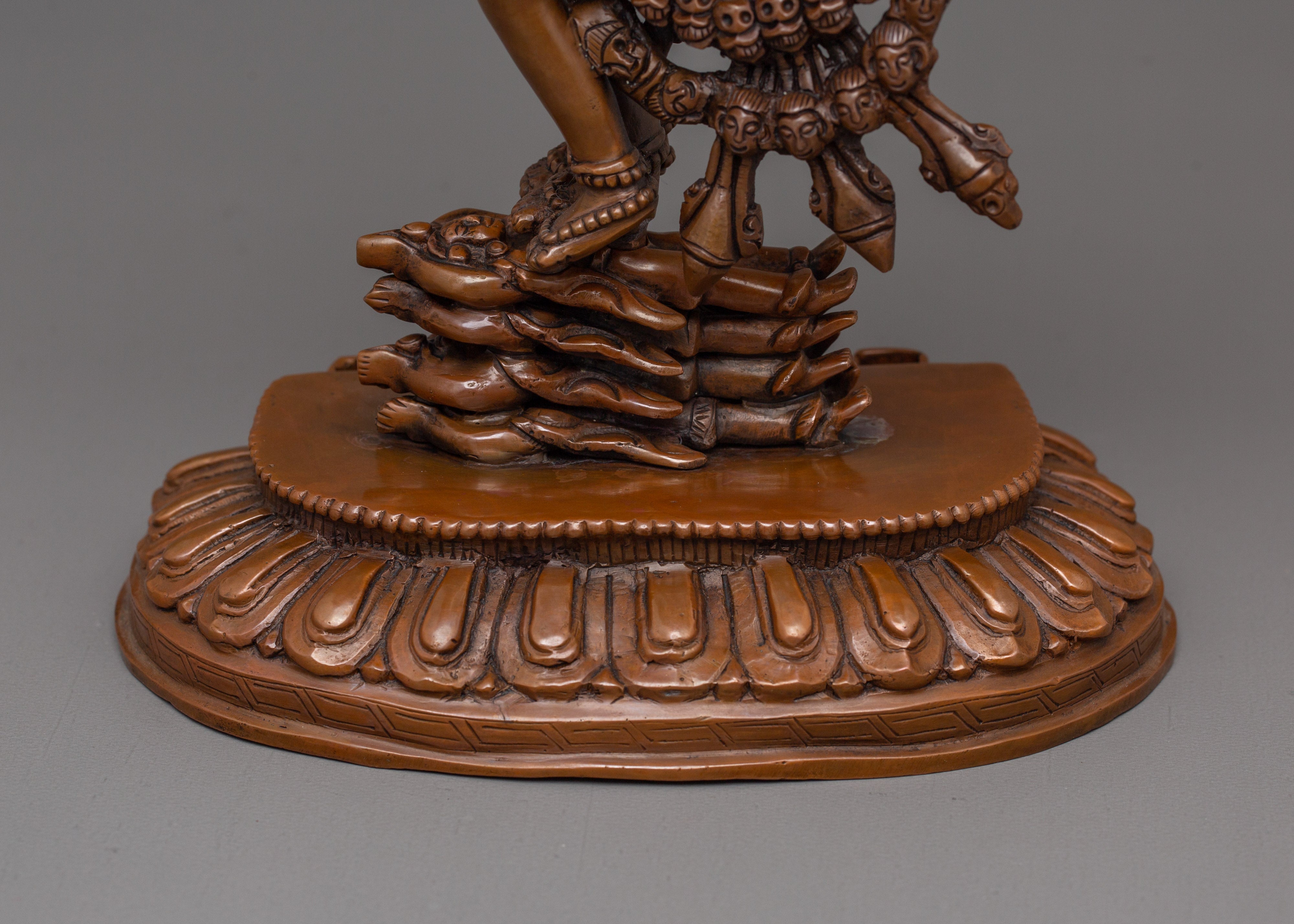 Handcrafted Hevajra With His Consort | Powerful Deity in Tibetan Buddhism
