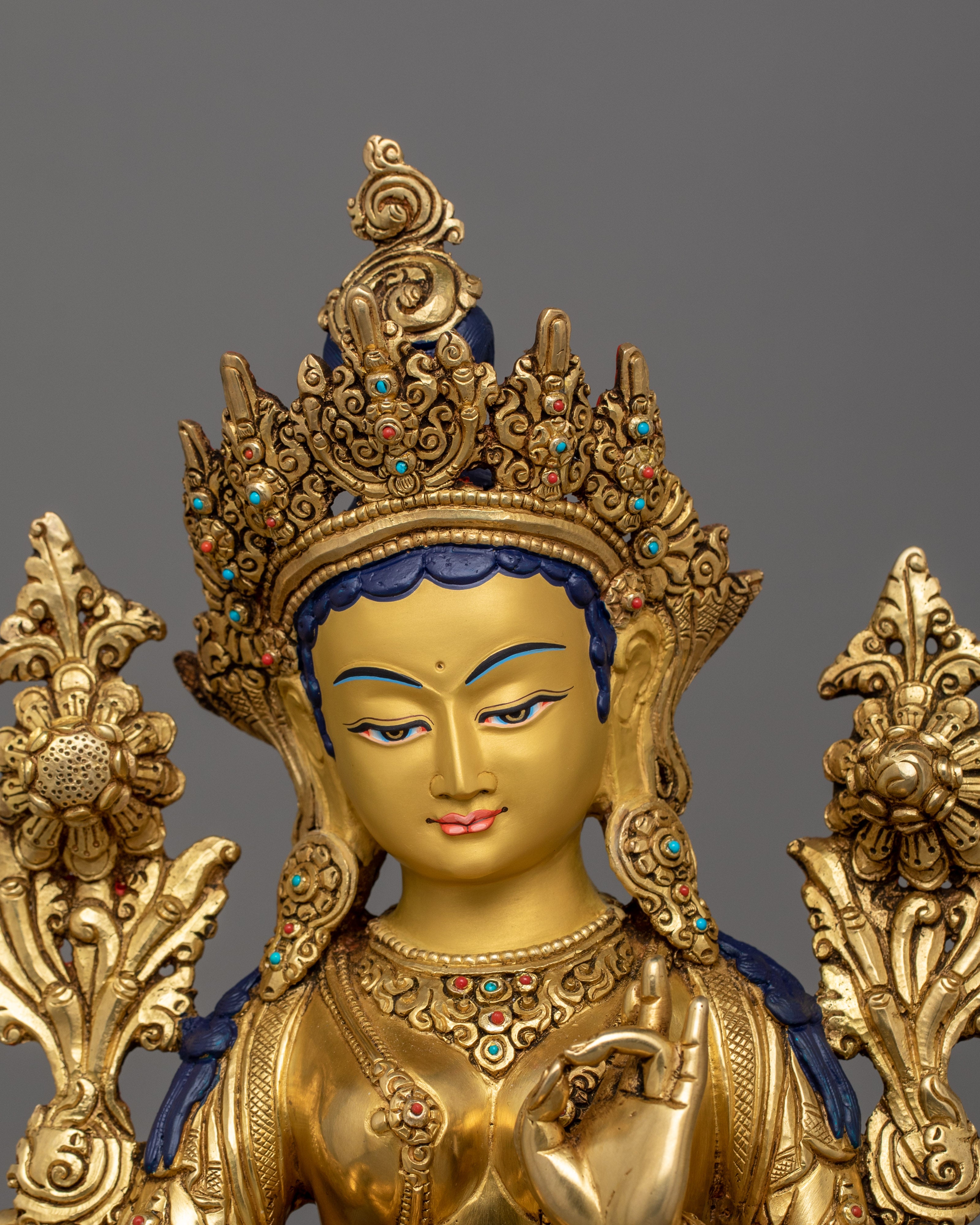 Green Tara Protective Deity in Buddhism | Divine Feminine Artwork