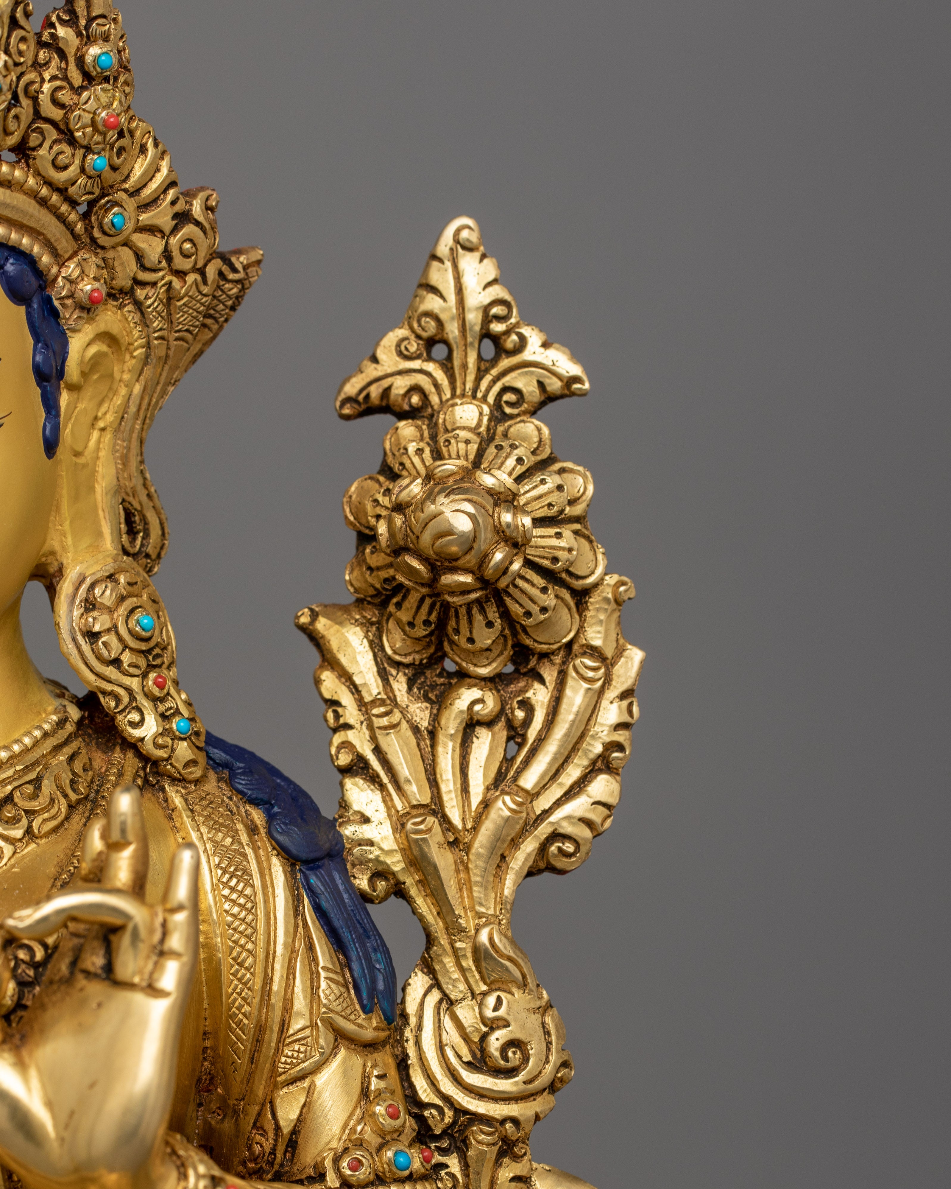 Green Tara Protective Deity in Buddhism | Divine Feminine Artwork