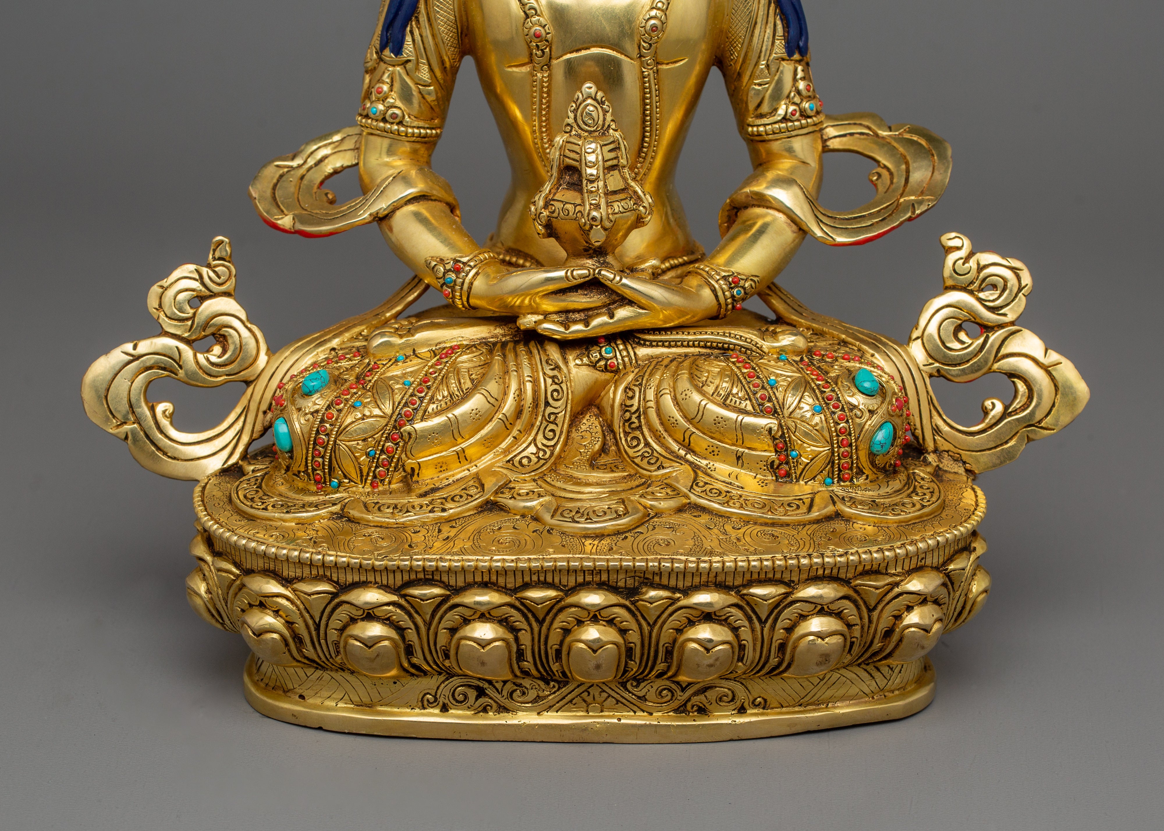 Amitayus Buddha Sculpture for Serene Decor | Enlightened Deity of Longevity