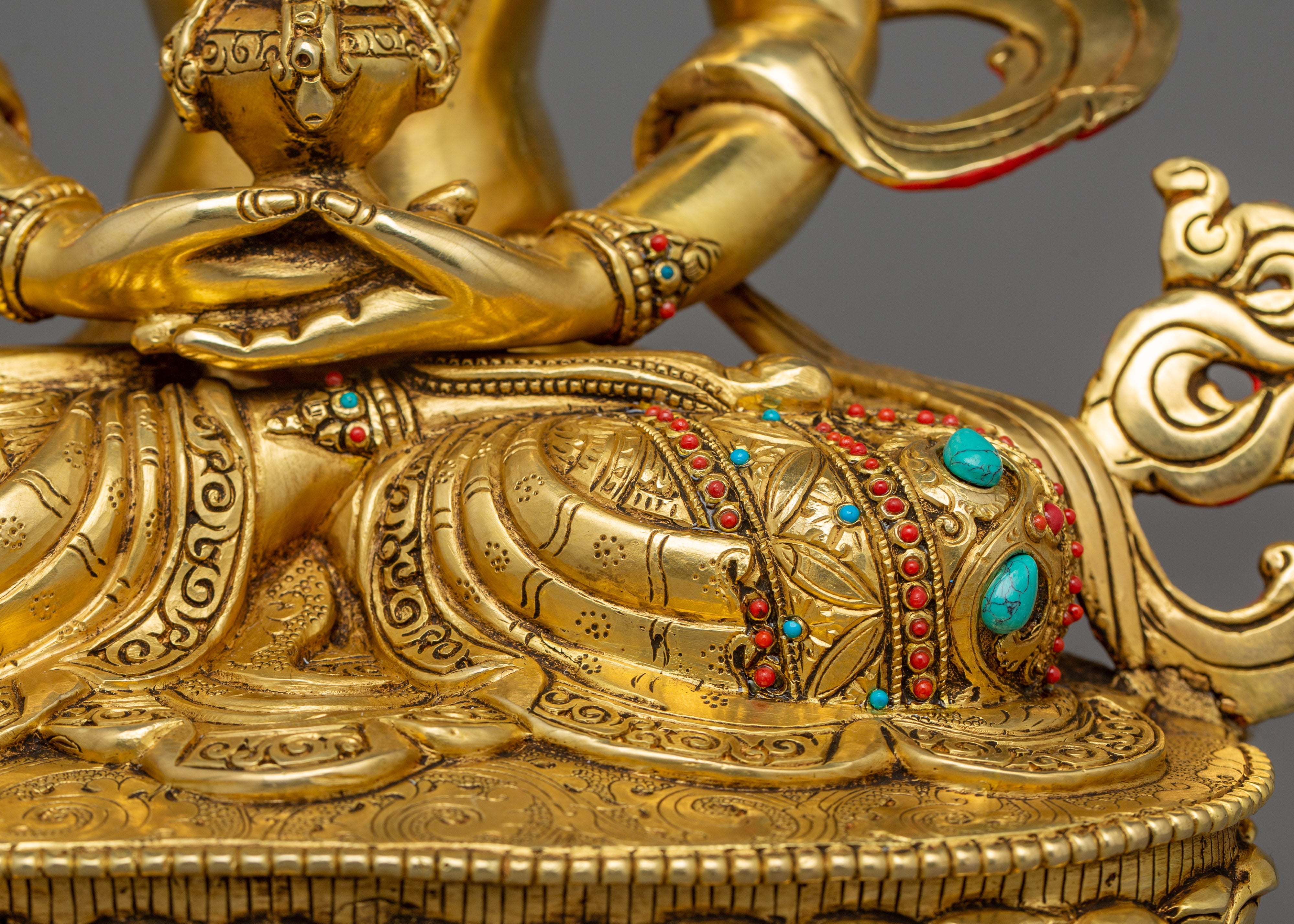 Amitayus Buddha Sculpture for Serene Decor | Enlightened Deity of Longevity