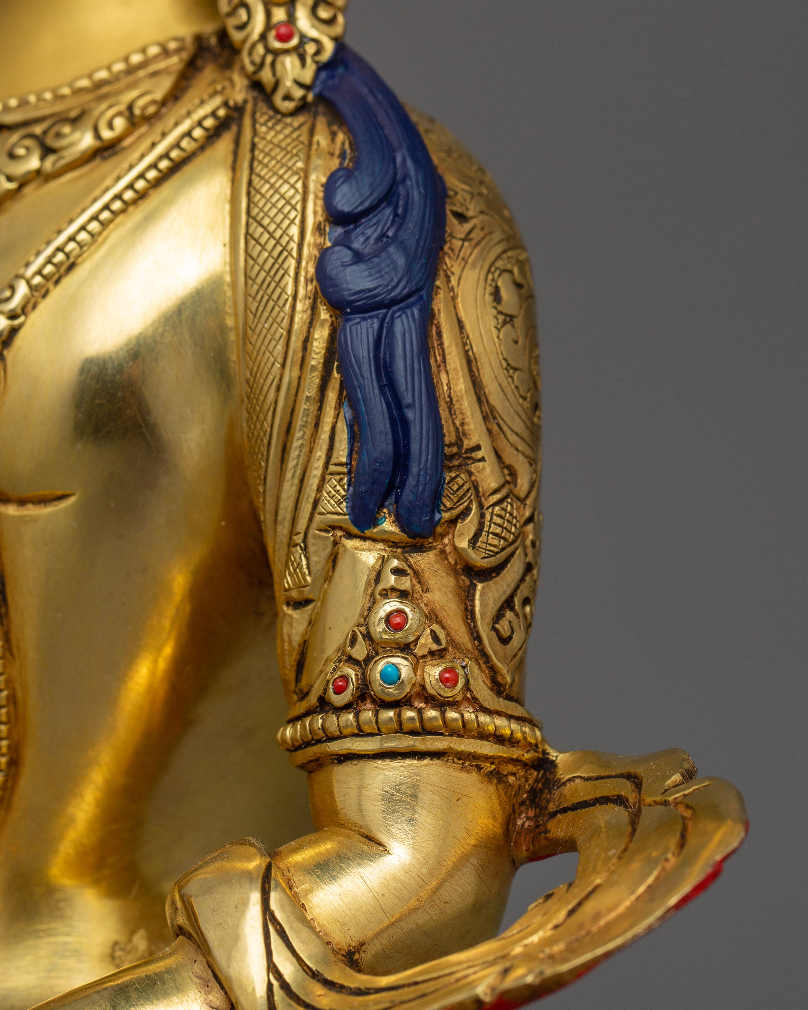 Amitayus Buddha Sculpture for Serene Decor | Enlightened Deity of Longevity