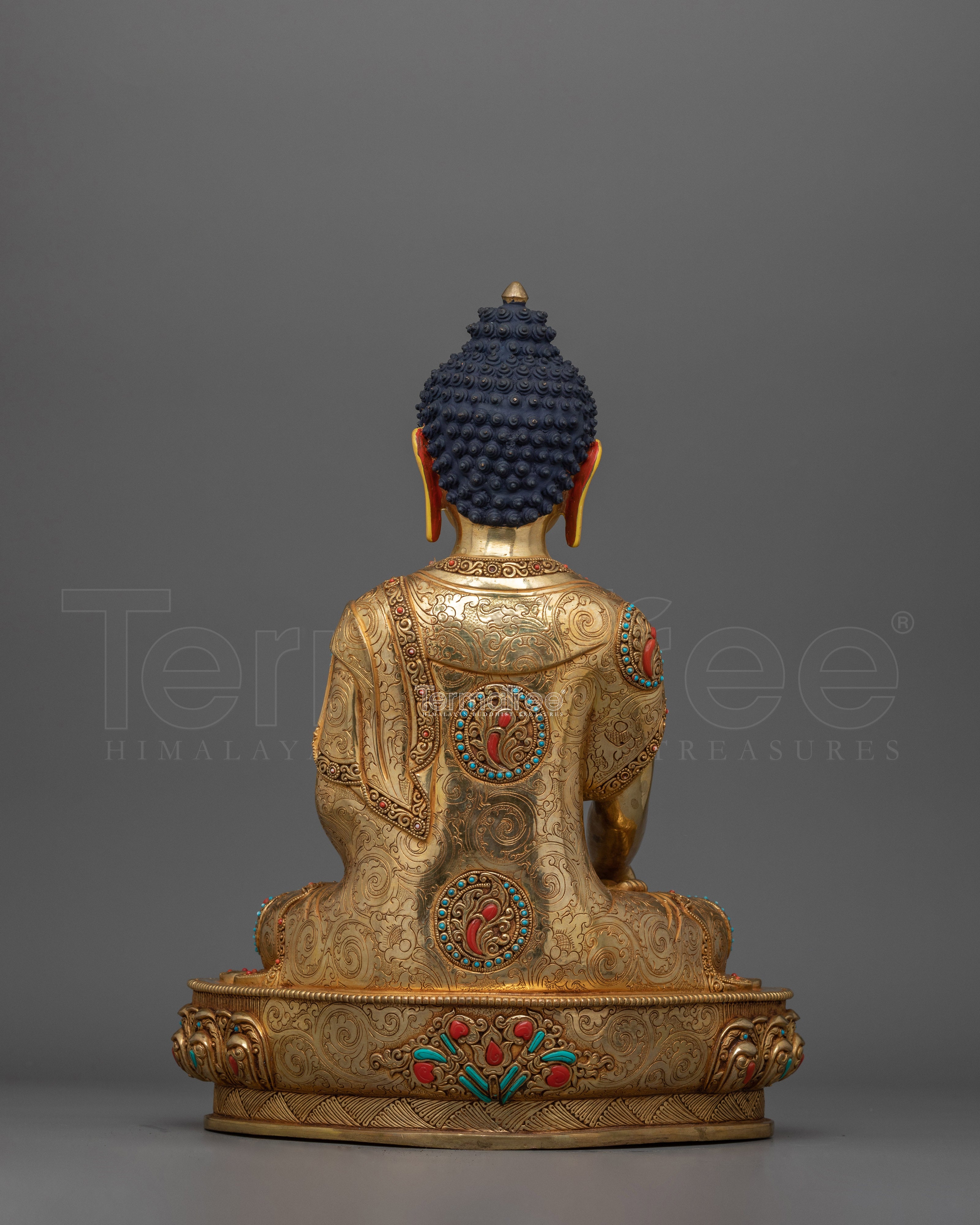 The Legend of Enlightenment Shakyamuni Buddha | 24K Gold Gilded Enlightenment Statue