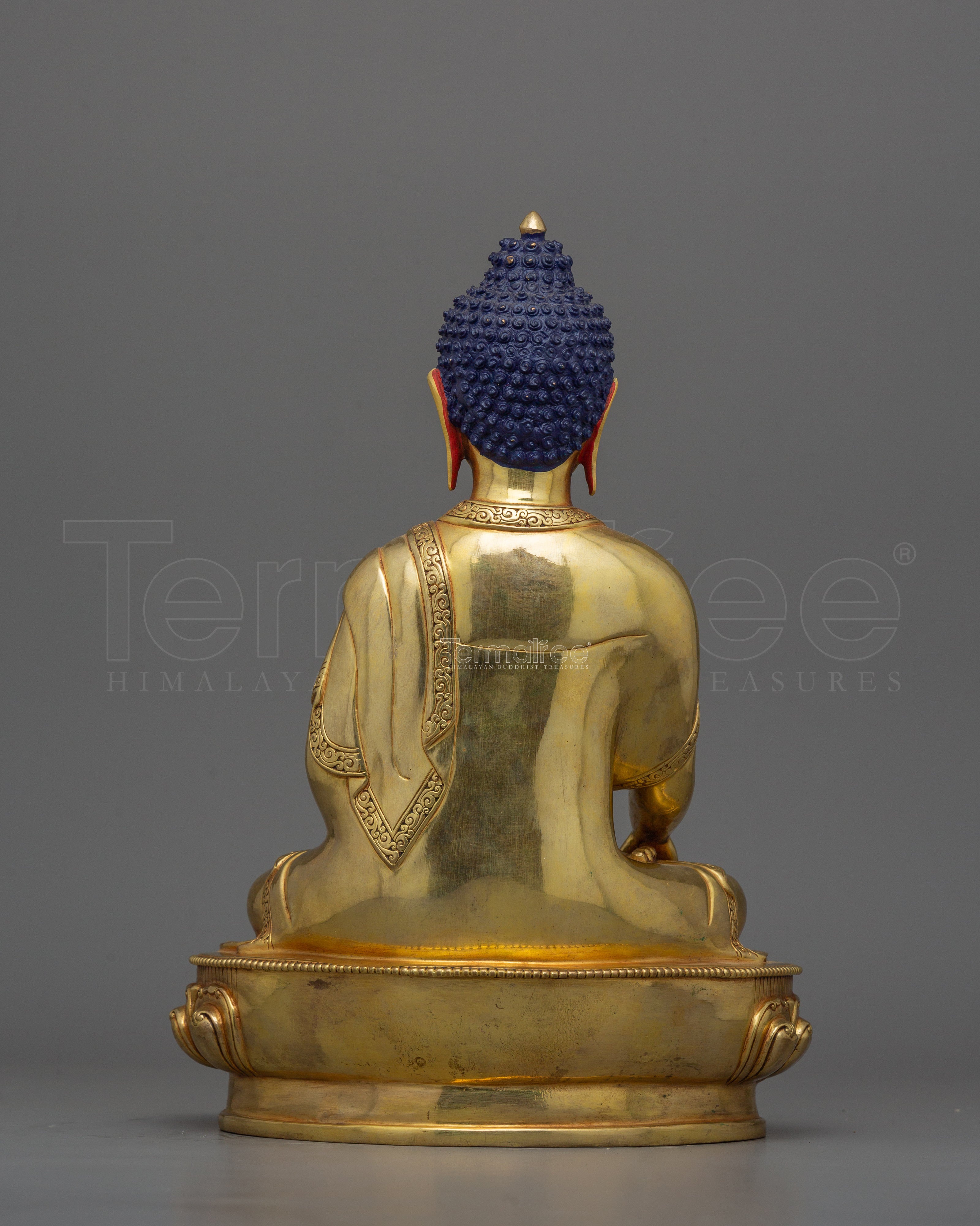 Buddhist Statue of Meditating Buddha Shakyamuni | Symbol of mindfulness practice