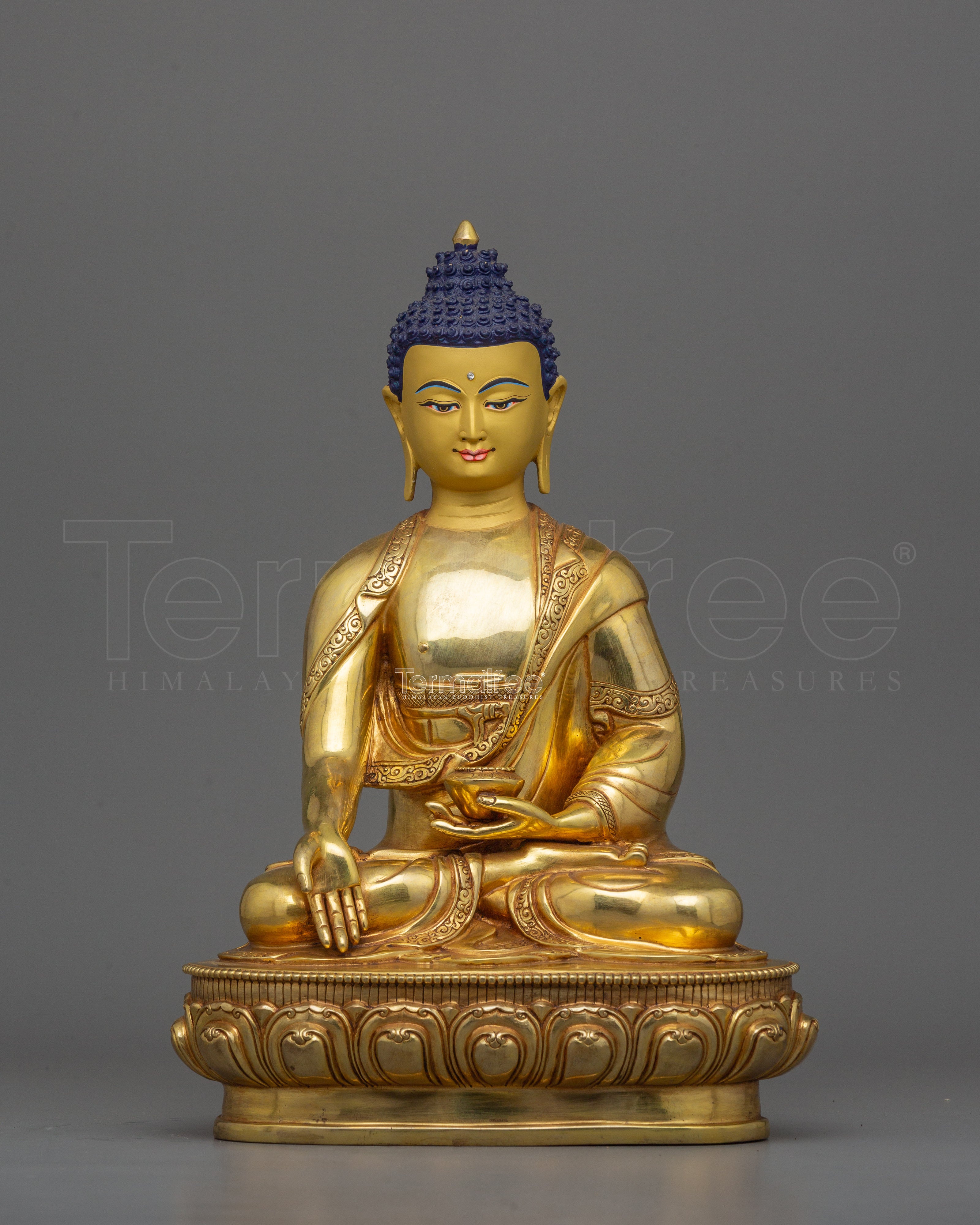 Handmade Ratnasambhava Buddha Statue | Essence of Prosperity