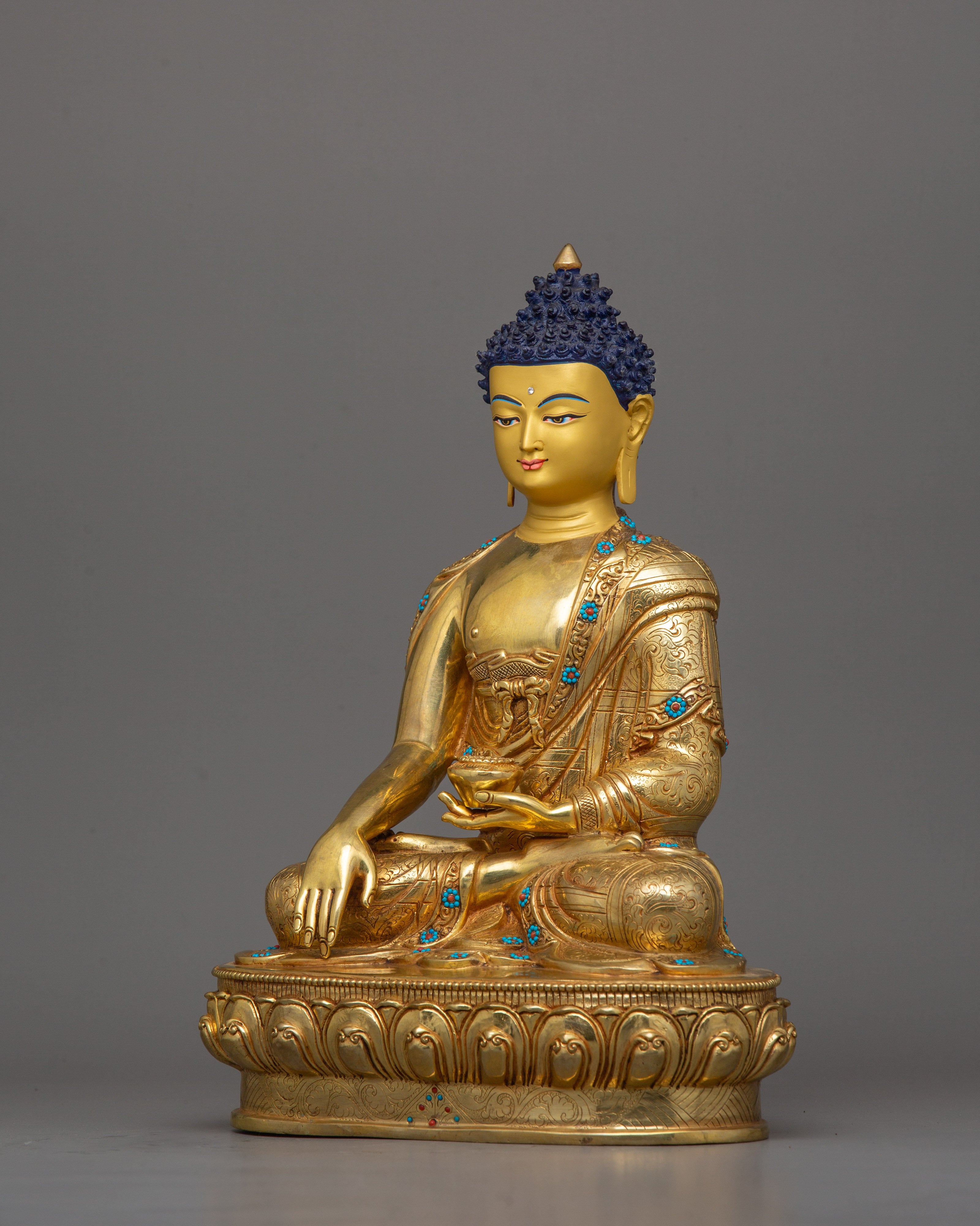 Sculpture of First Historical Buddha Shakyamuni | Buddha of Enlightenment and Wisdom