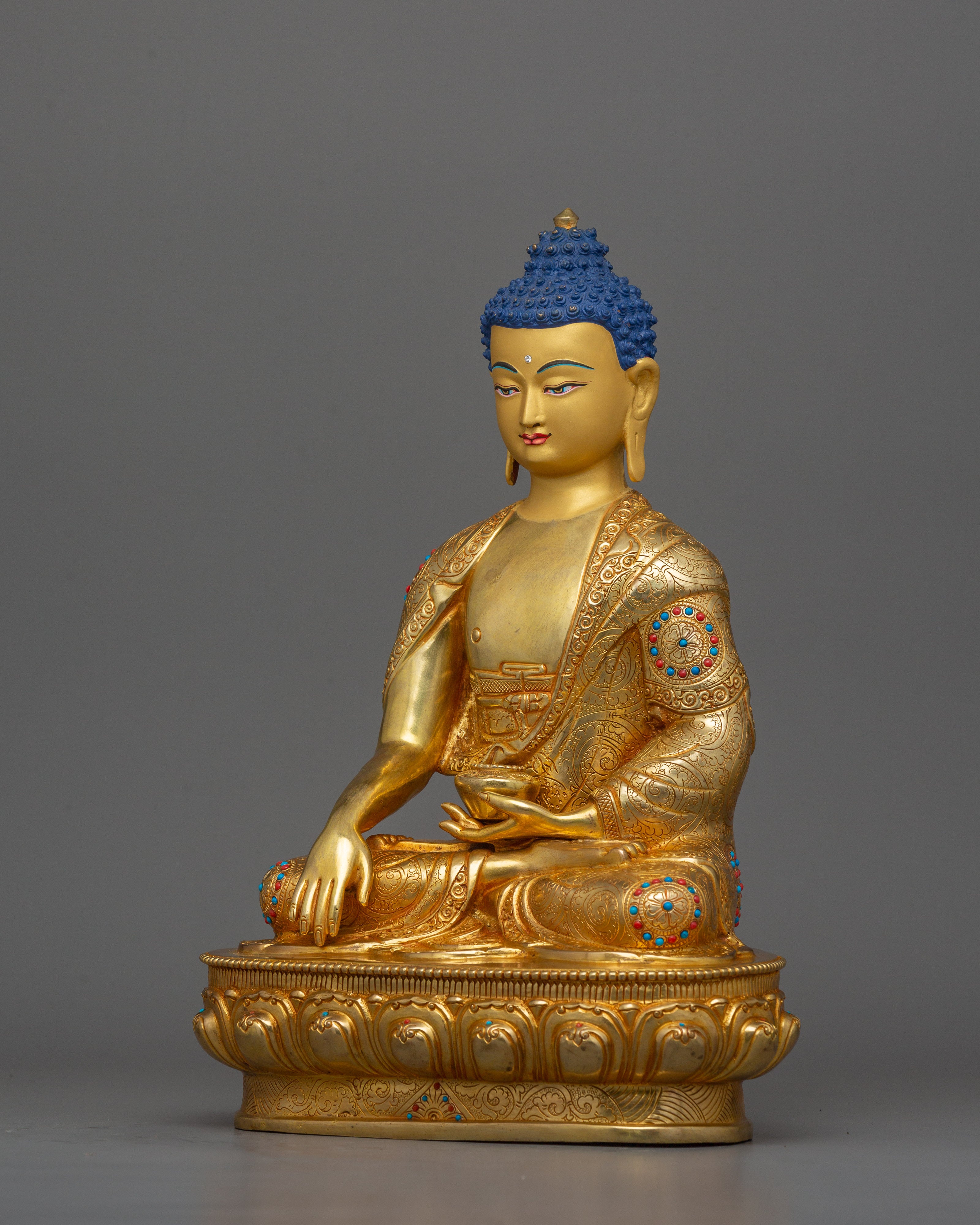 Peaceful Buddha Siddhartha Gautama Figurine | Profound Wisdom Statue