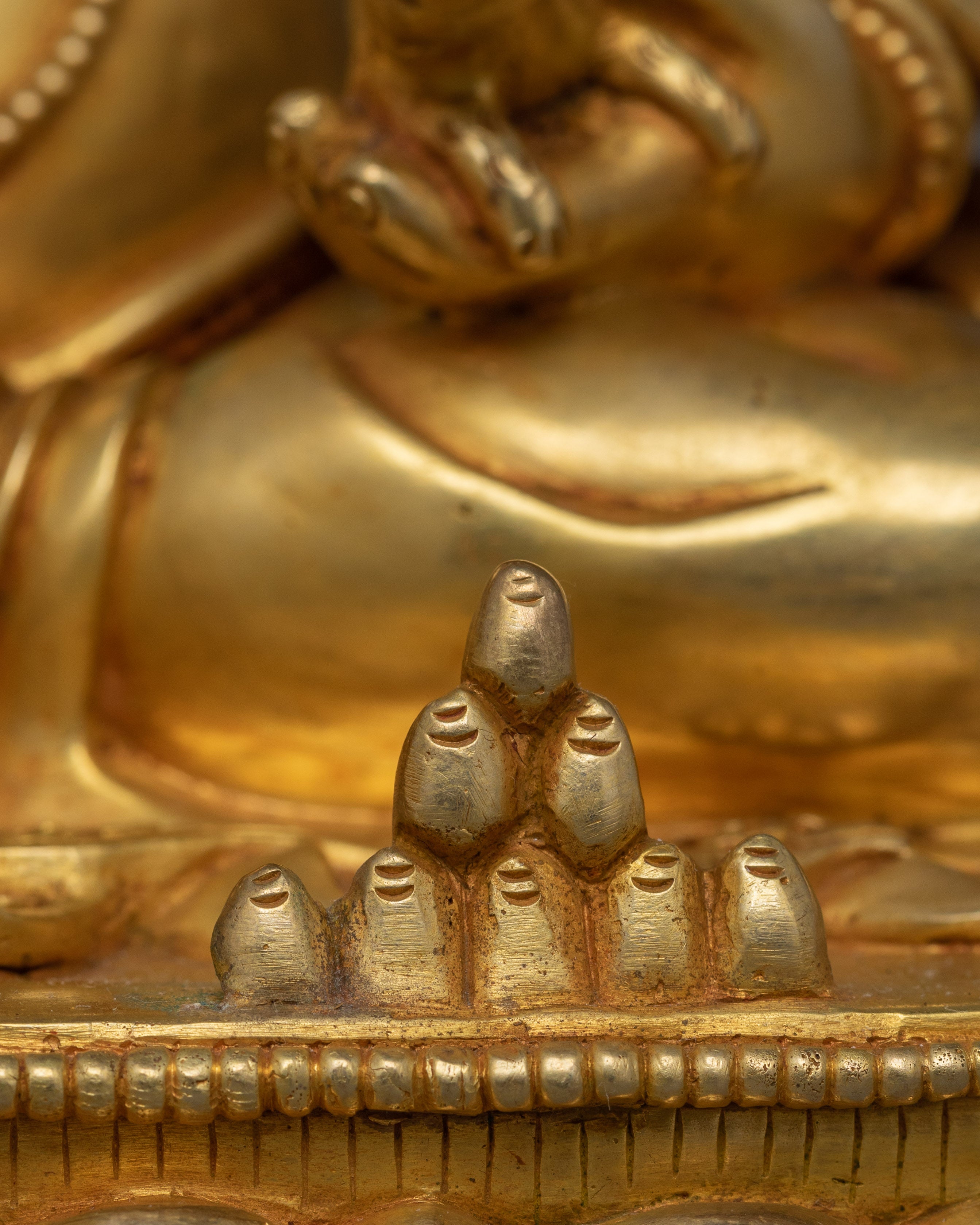 Dzambhala Buddhist Sculpture of Wealth Deity | Handmade Himalayan Art of Nepal