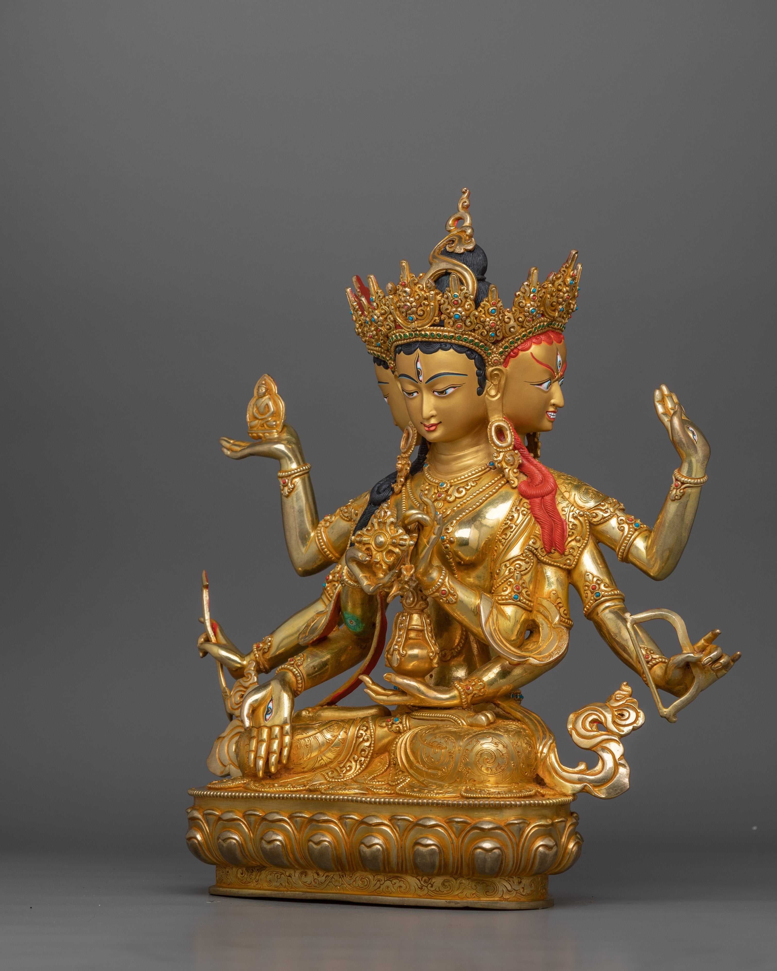 Namgyalma Longevity Female Deity Statue | Handcarved Enlightened Dakini Figurine