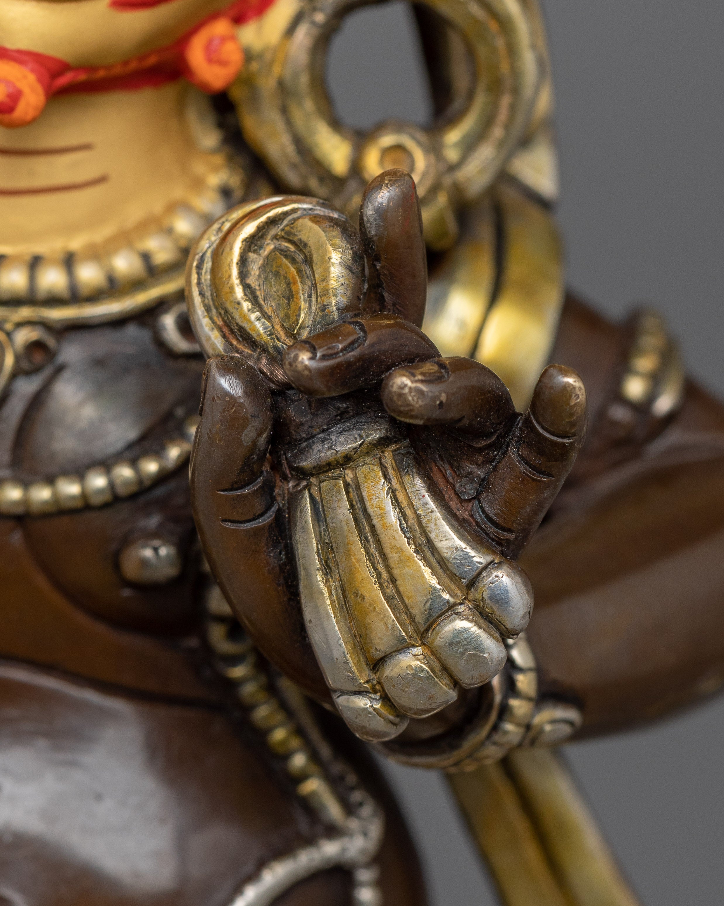 Traditional Vajrapani Copper Figurine | Symbol of Protection and Spiritual Strength