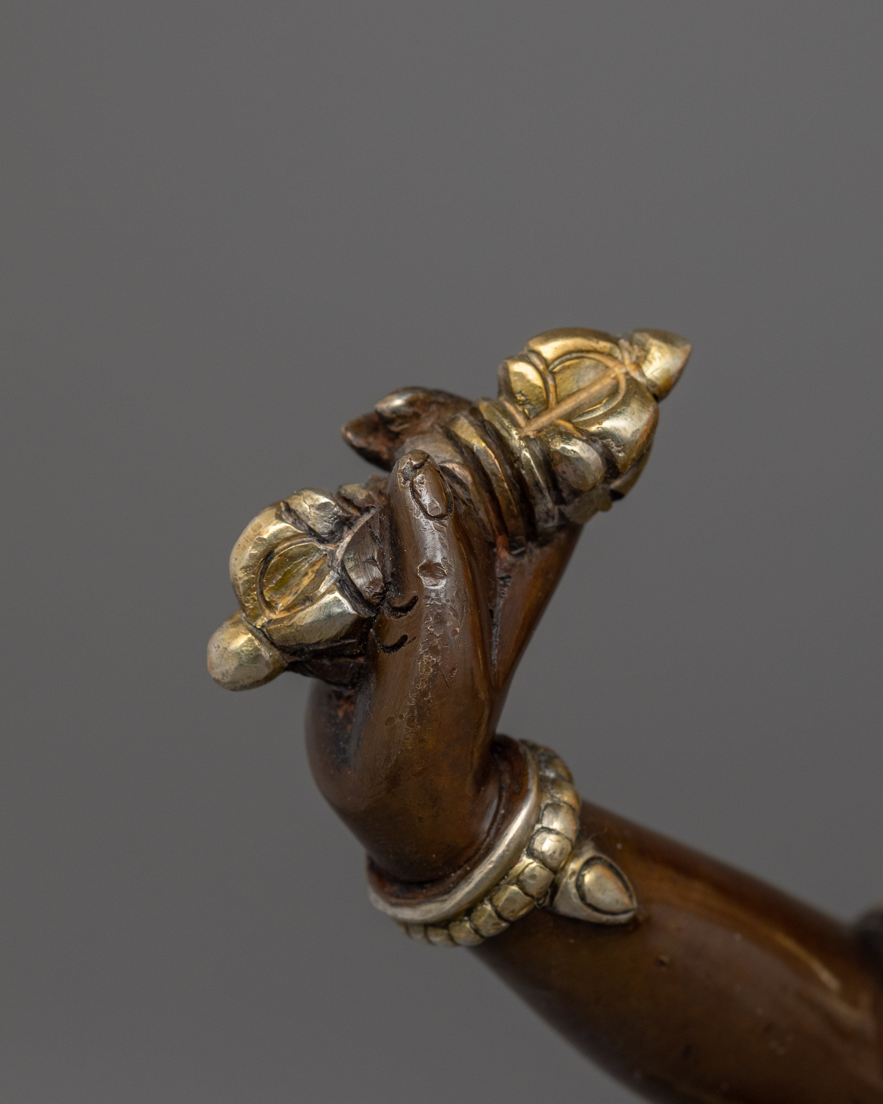 Traditional Vajrapani Copper Figurine | Symbol of Protection and Spiritual Strength