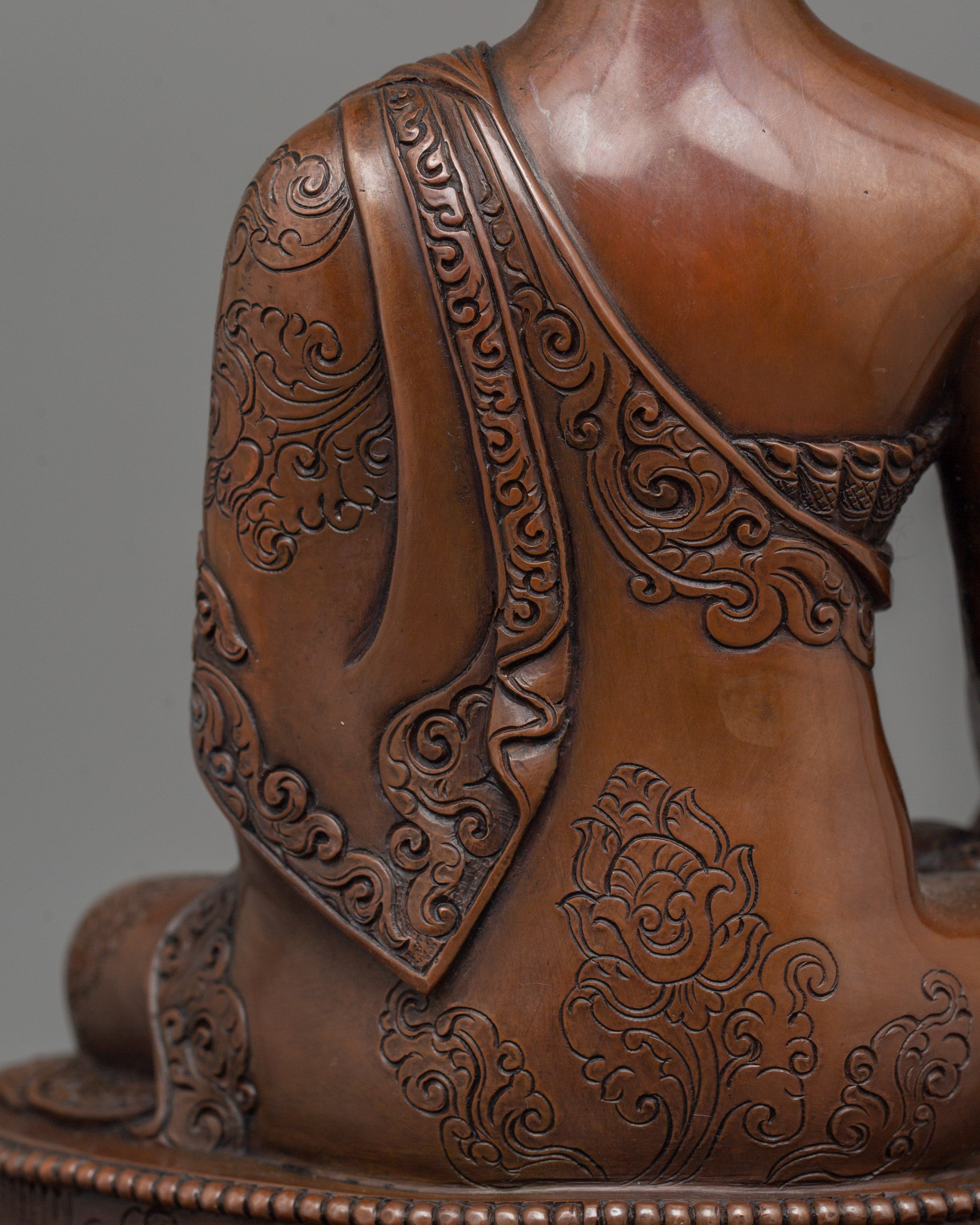 14.4 Inches Historical Buddha Shakyamuni Figurine | Symbol of Serenity and Inner Wisdom