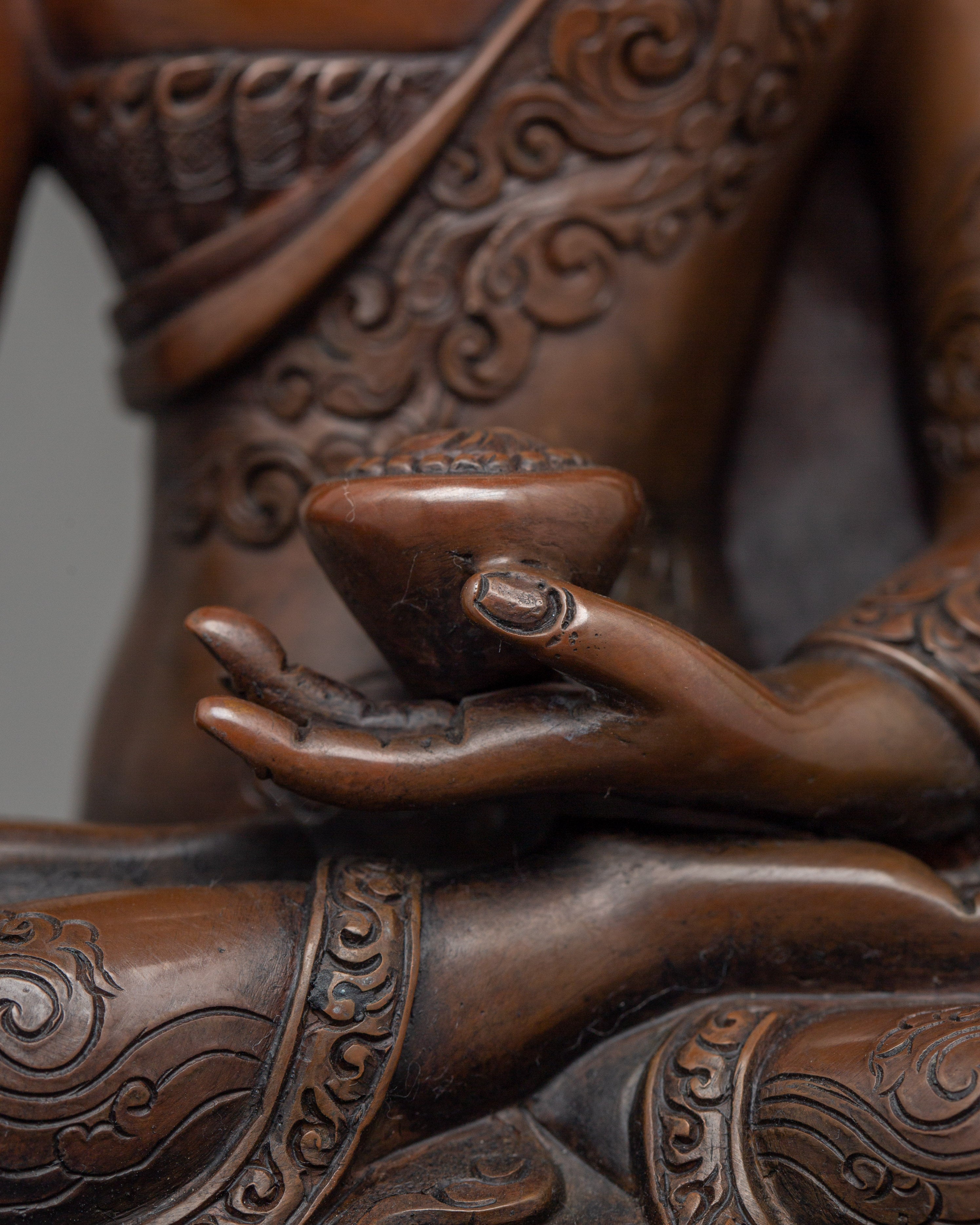 14.4 Inches Historical Buddha Shakyamuni Figurine | Symbol of Serenity and Inner Wisdom