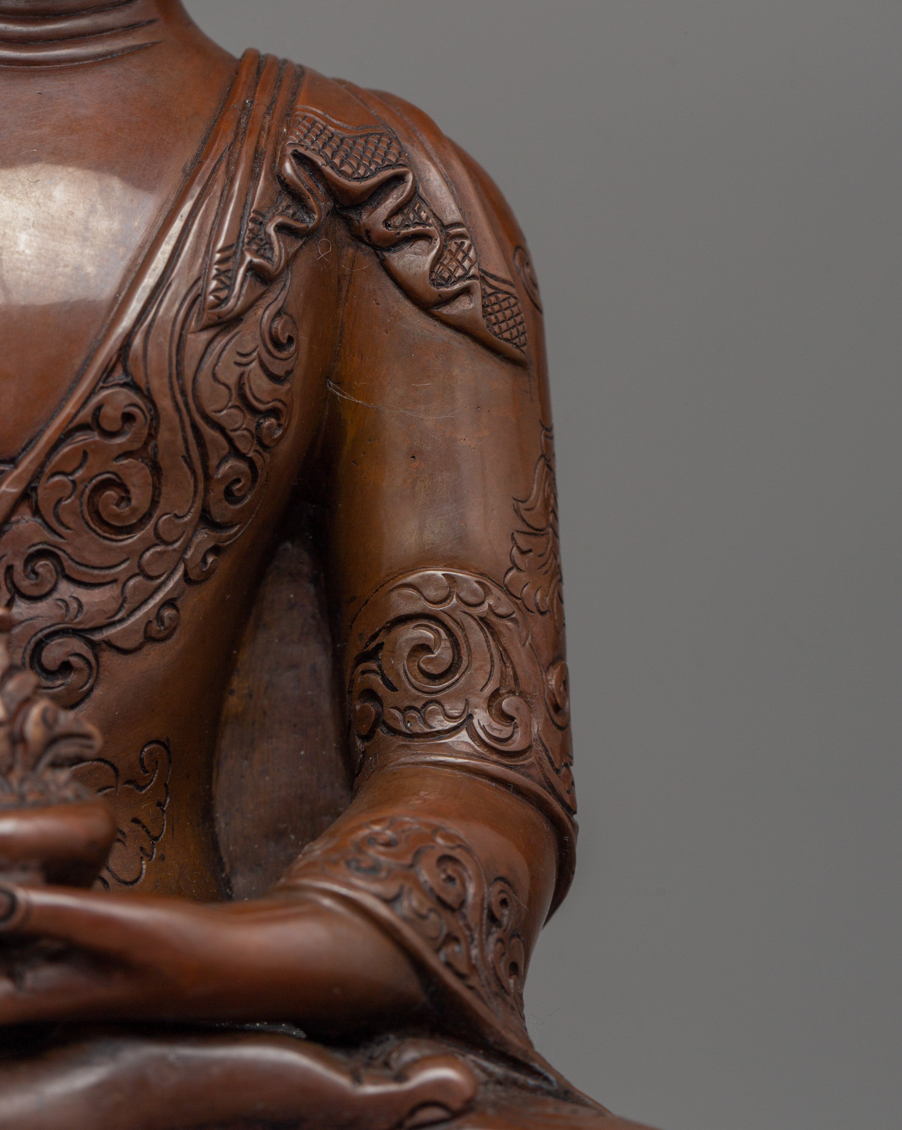 Himalayan Healing Buddha Figurine | Nepalese Traditional Art of Bhaishajyaguru