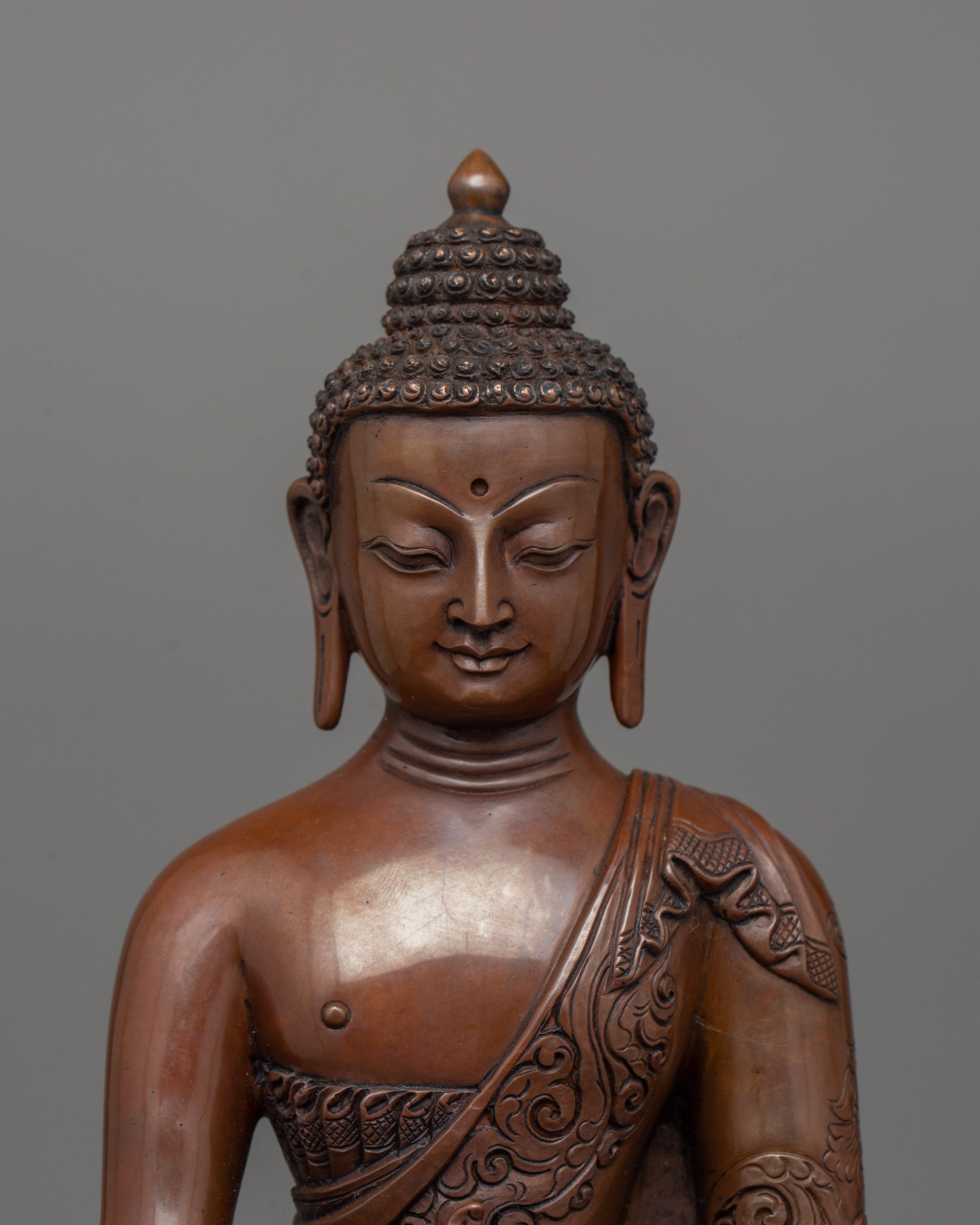 Himalayan Healing Buddha Figurine | Nepalese Traditional Art of Bhaishajyaguru