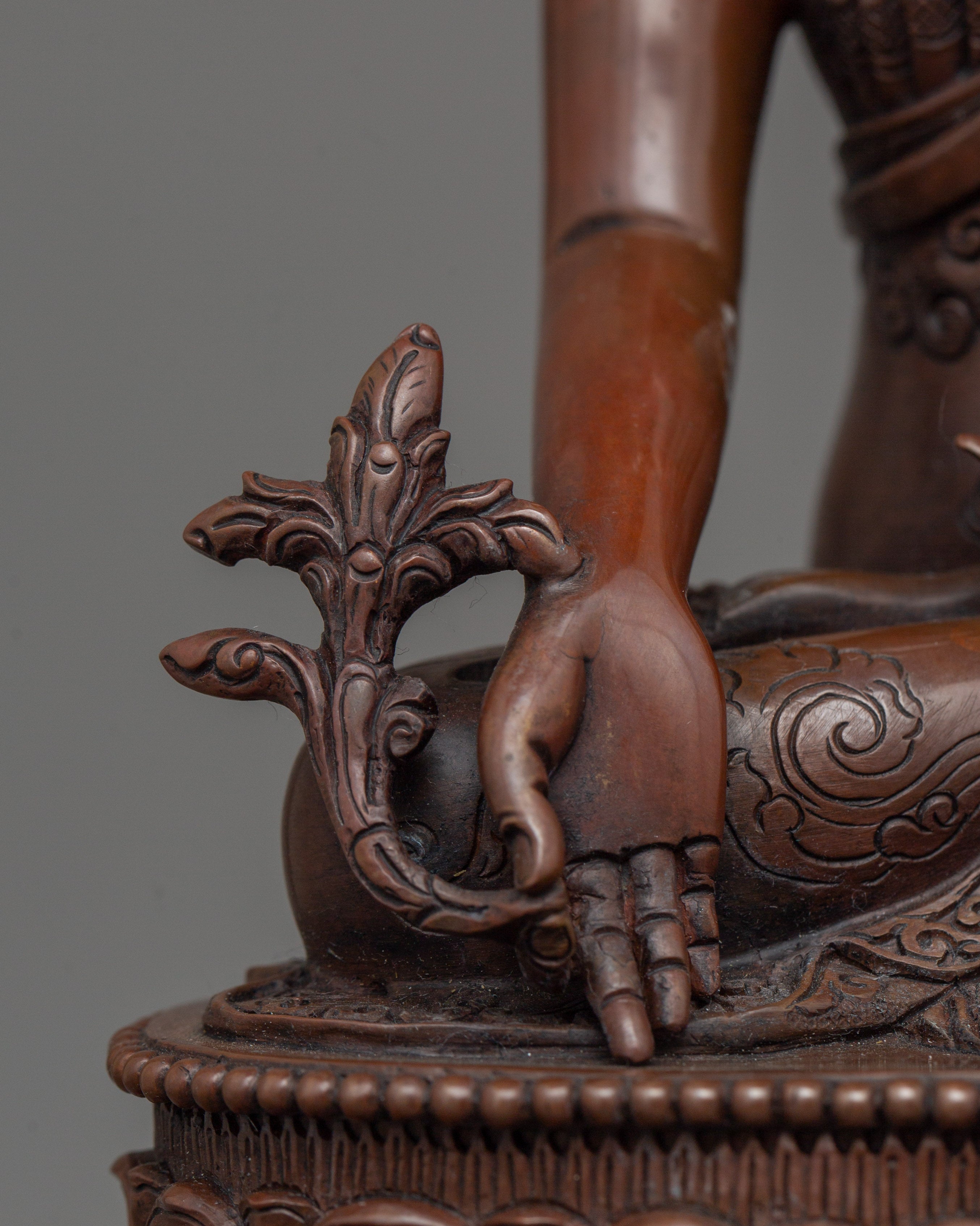 Himalayan Healing Buddha Figurine | Nepalese Traditional Art of Bhaishajyaguru