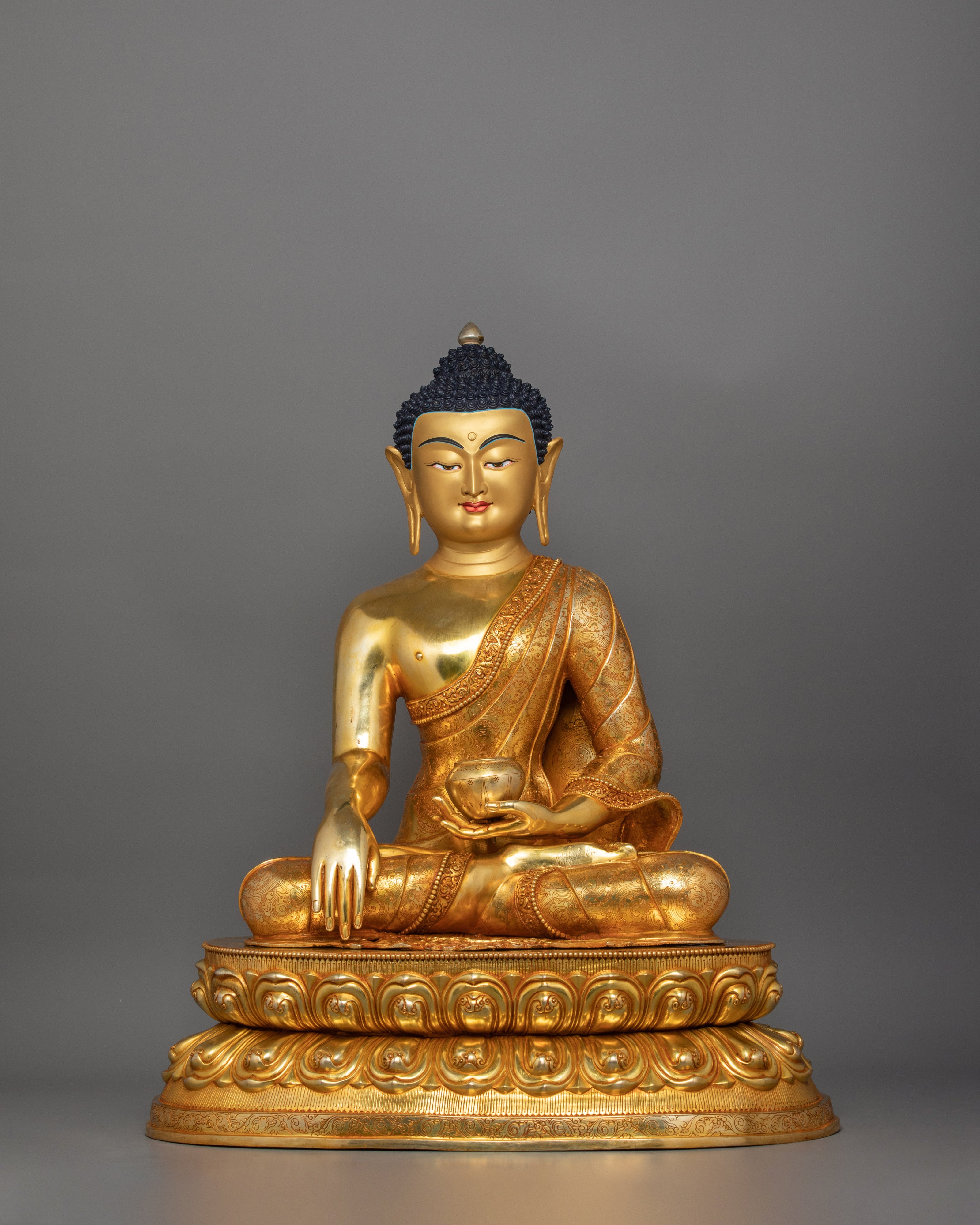 The First Buddha Shakyamuni | Shakyamuni Buddha With Big Sacred Halo