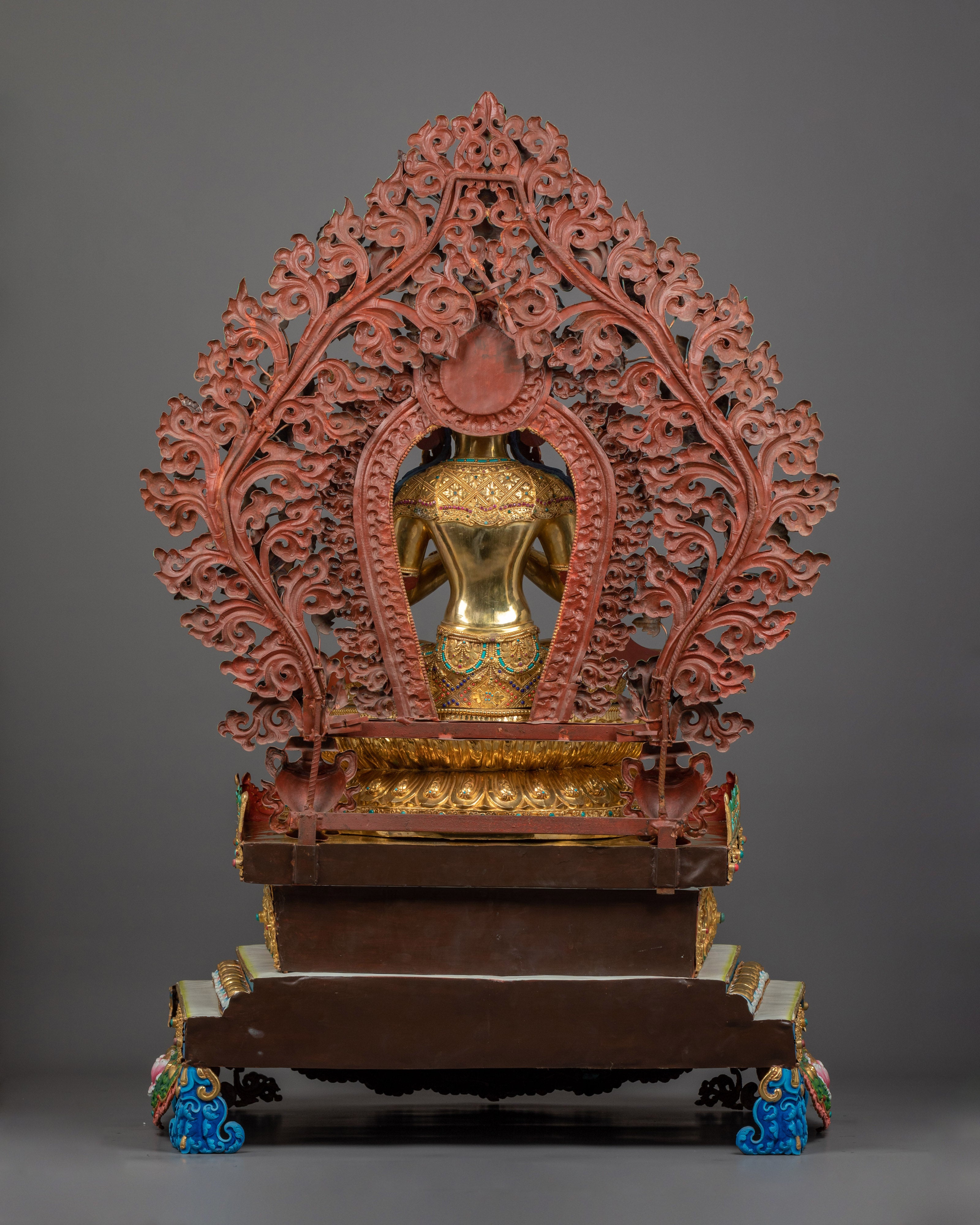Bodhisattva Deity Manjushri Sculpture | Represents Supreme Wisdom