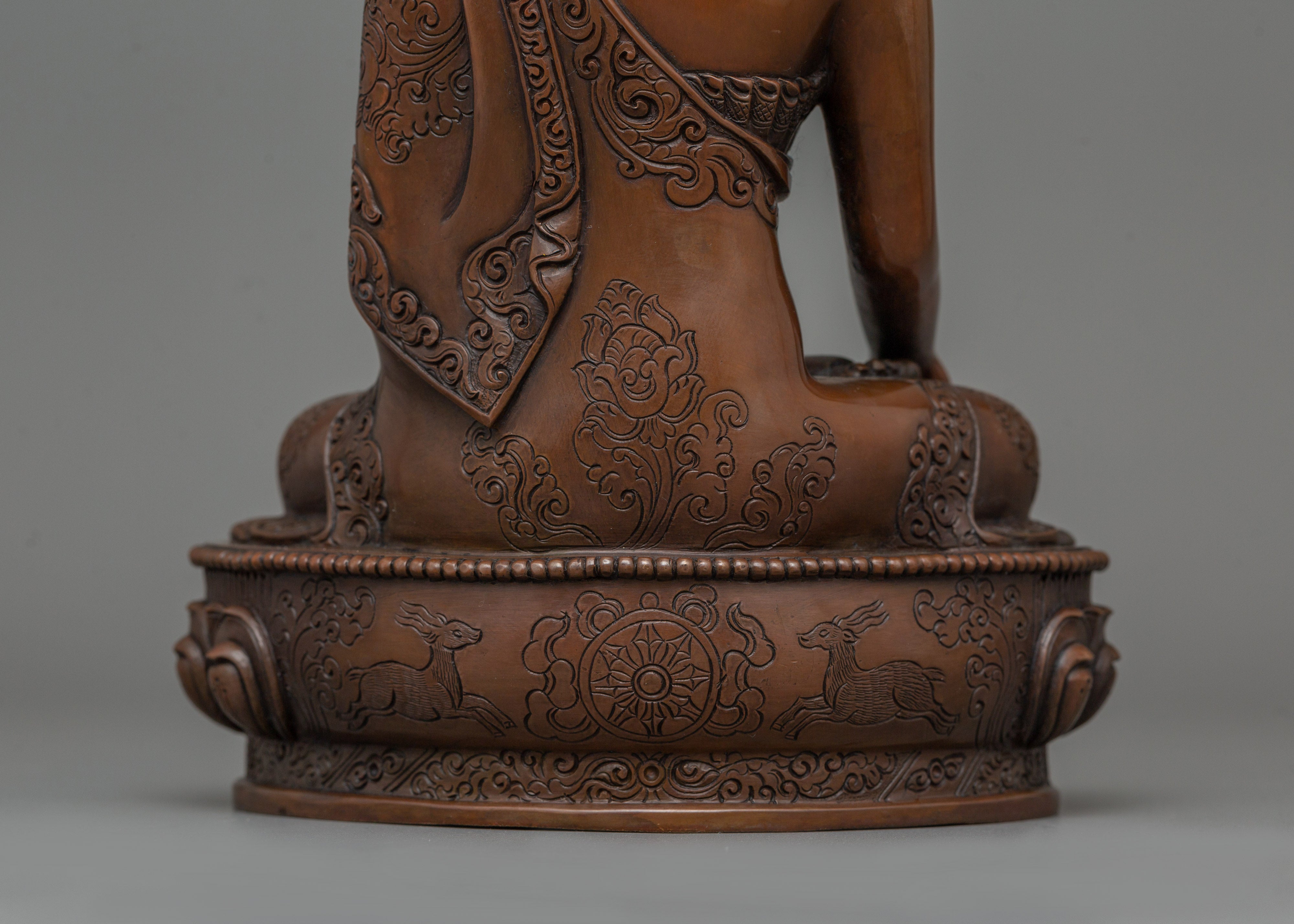 Enlightened Shakyamuni Buddha Sculpture | Buddhist Meditation Sculpture