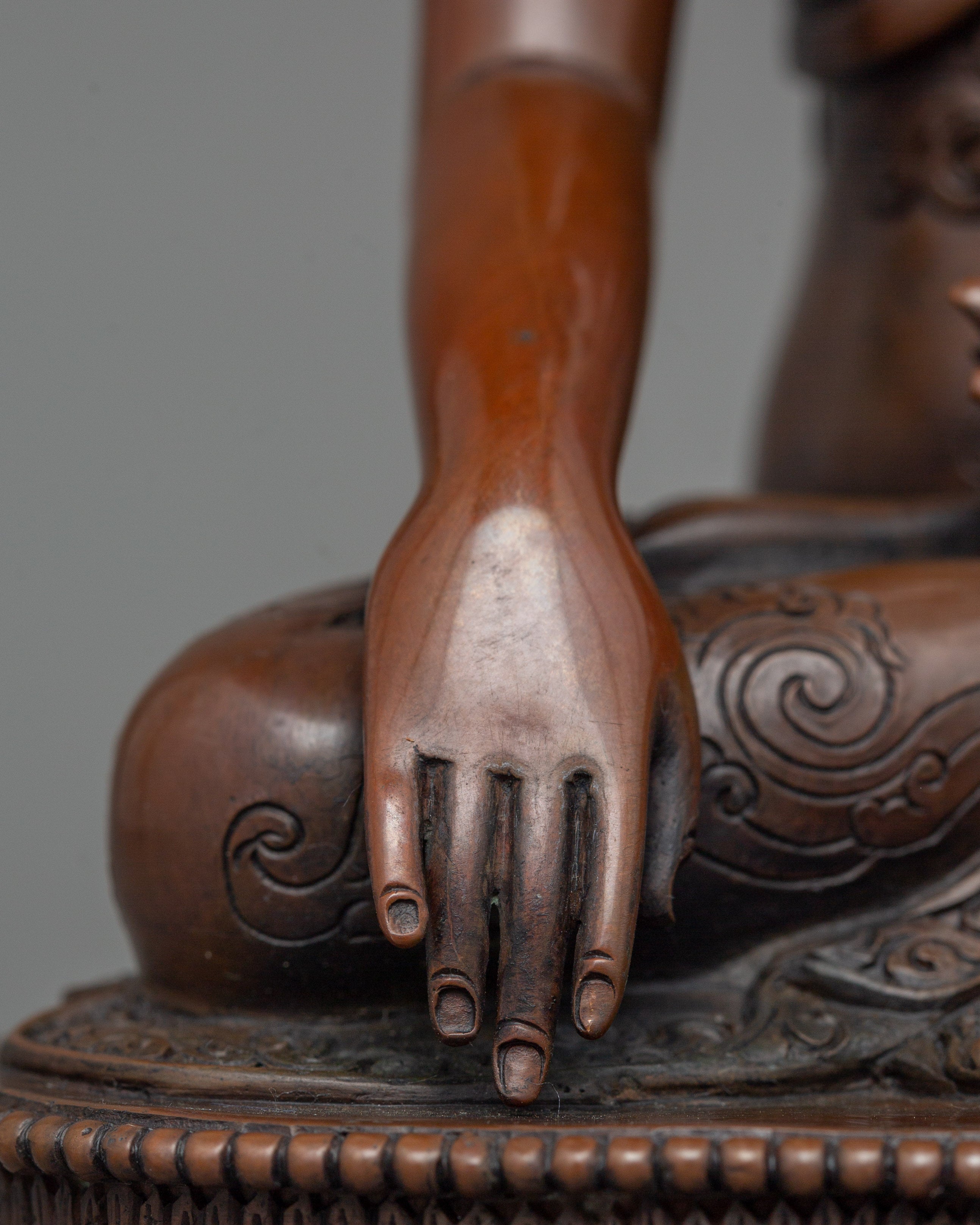Enlightened Shakyamuni Buddha Sculpture | Buddhist Meditation Sculpture