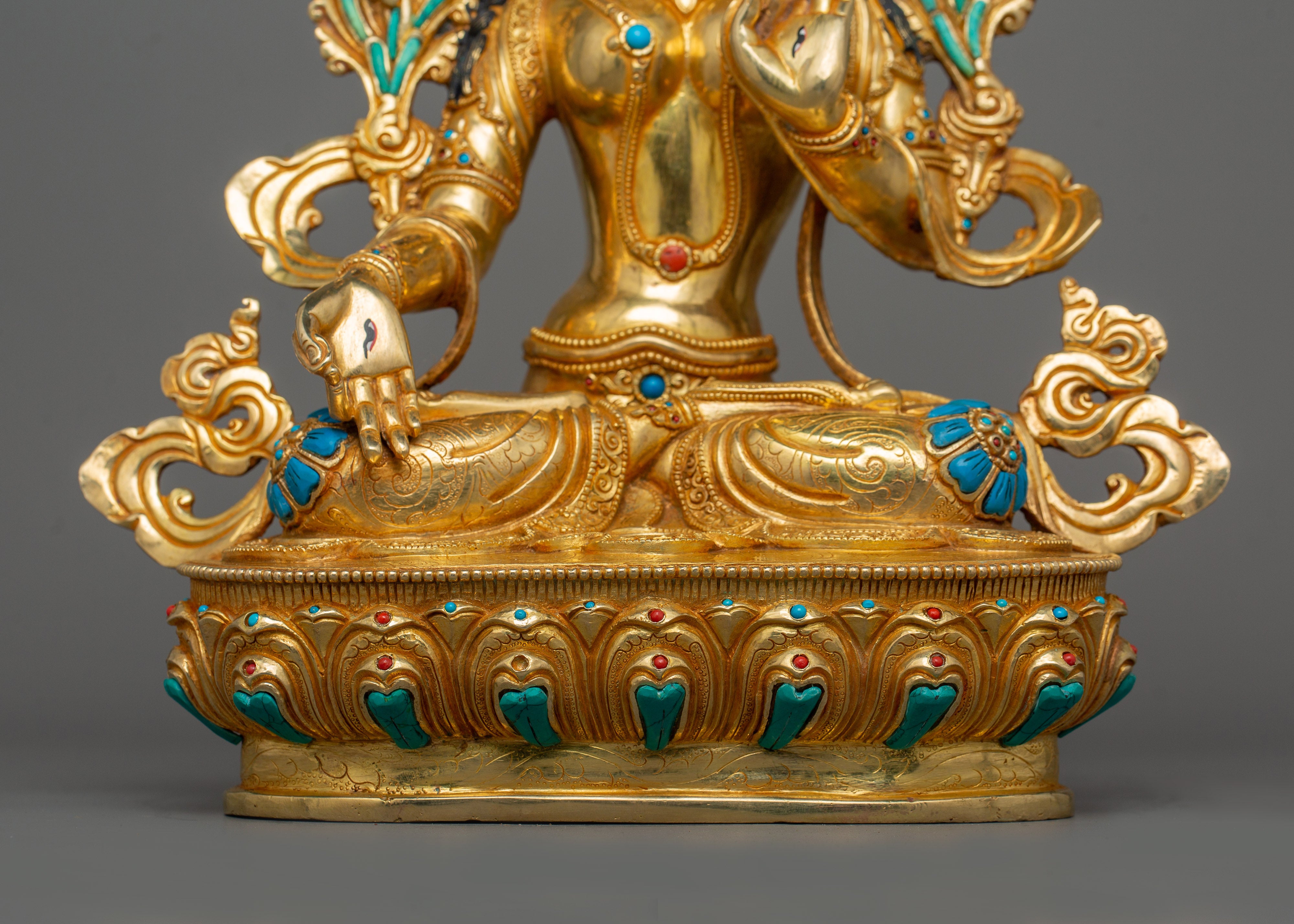 Figurine of Buddhist Deity White Tara | The Guardian of Health and Enlightenment