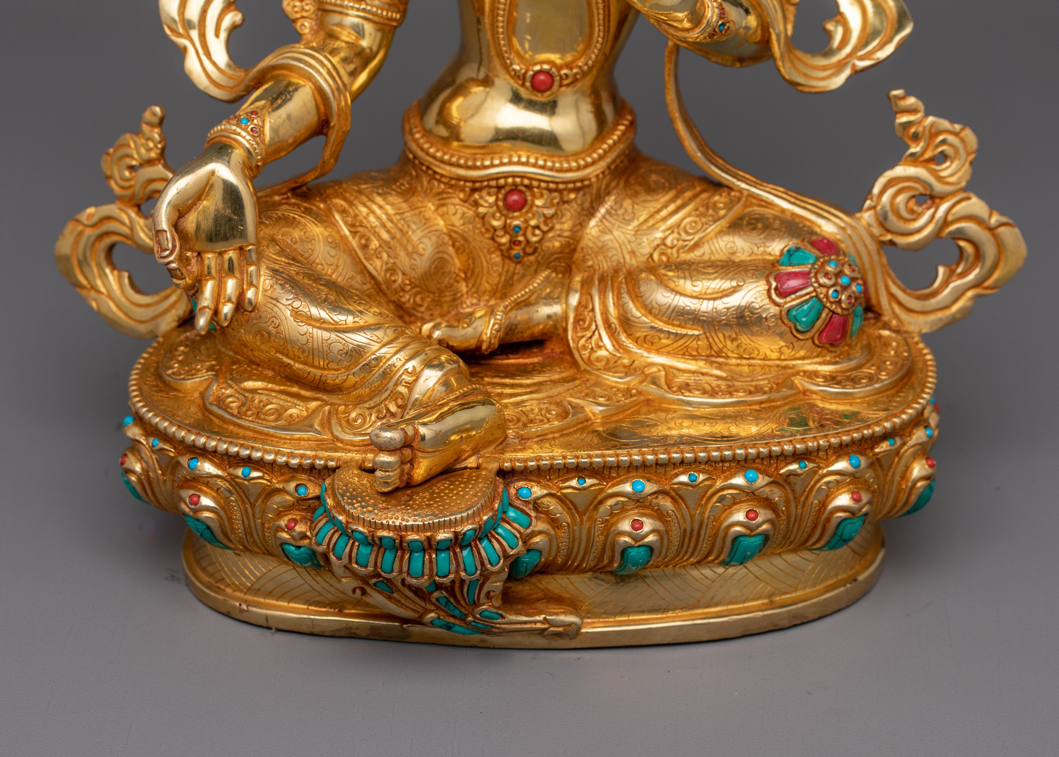 Himalayan Buddhist Shyamatara Statue | A Symbol of Wisdom, Action, and Serenity