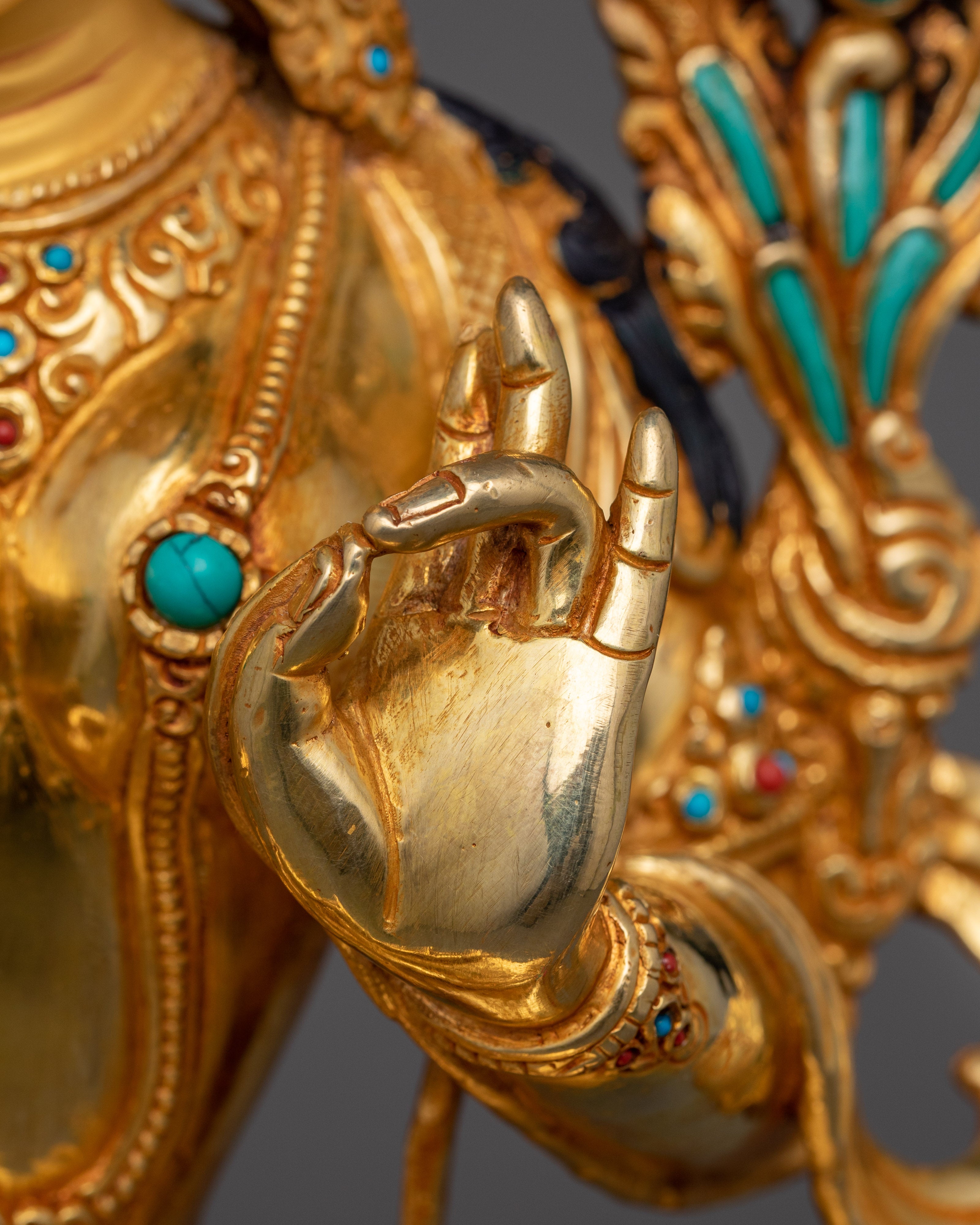 Himalayan Buddhist Shyamatara Statue | A Symbol of Wisdom, Action, and Serenity