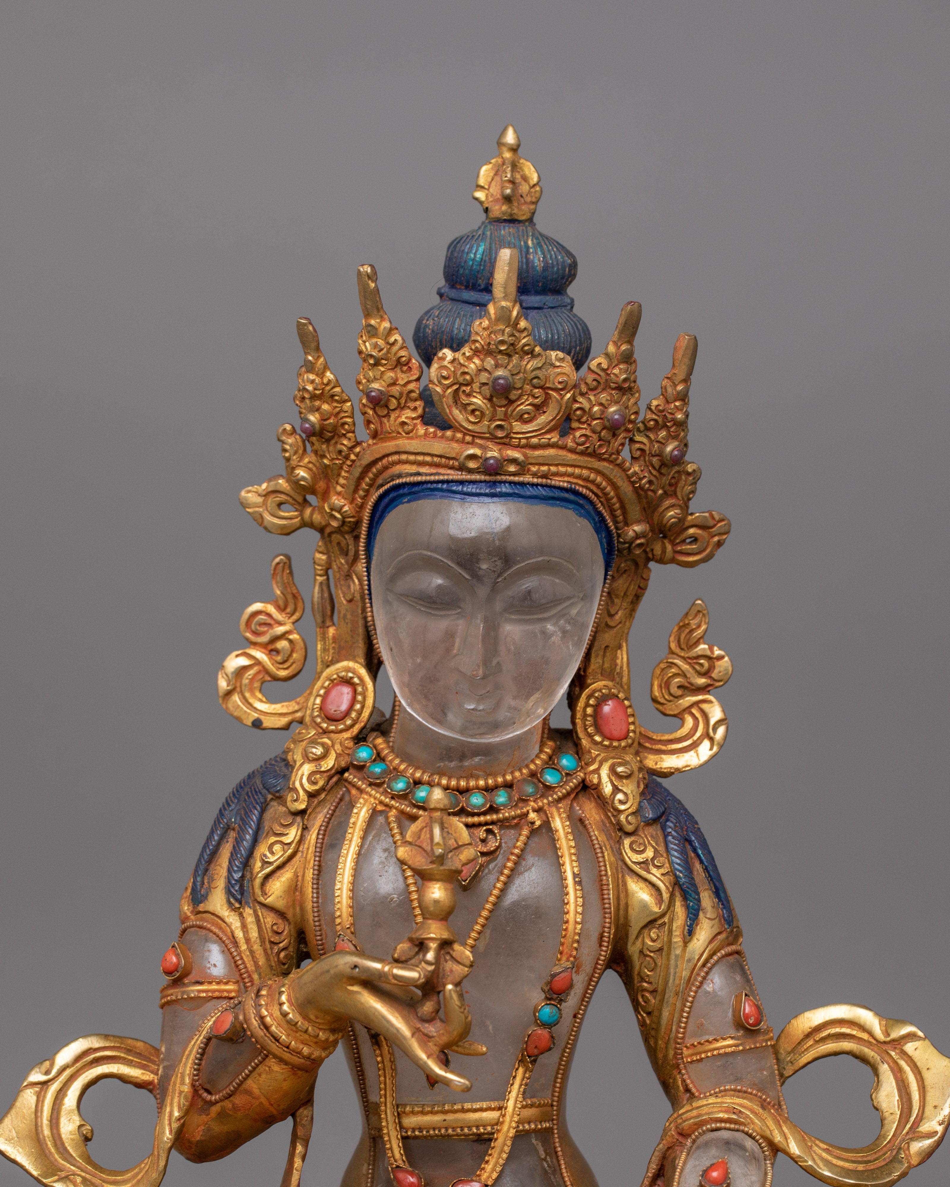 The Buddha of Purification Vajrasattva Figurine | Tibetan Deity of Purification